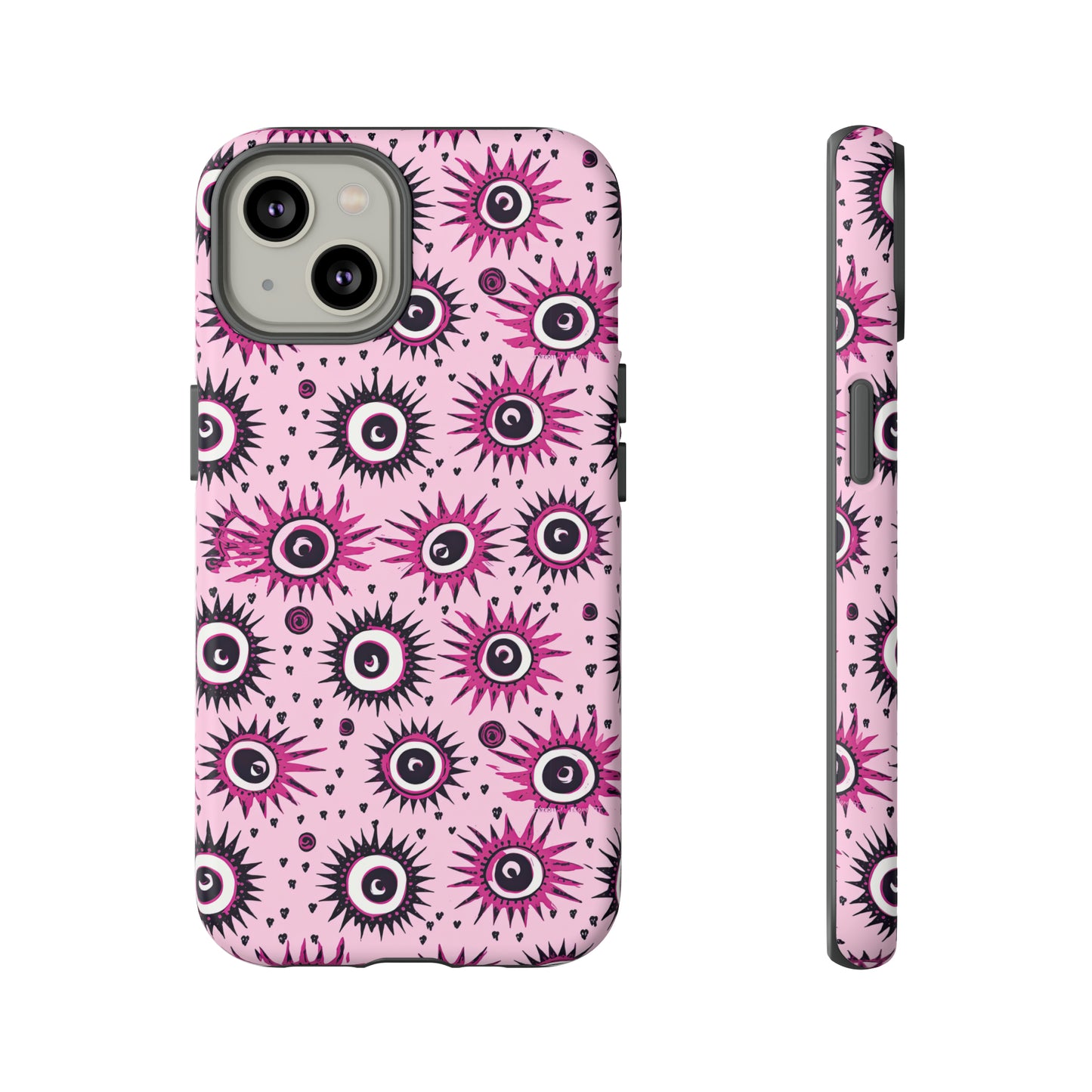 Evil Pink Eye. Evil eye Inspired phone case. – Artistic Expression Meets ProtectionTough Cases
