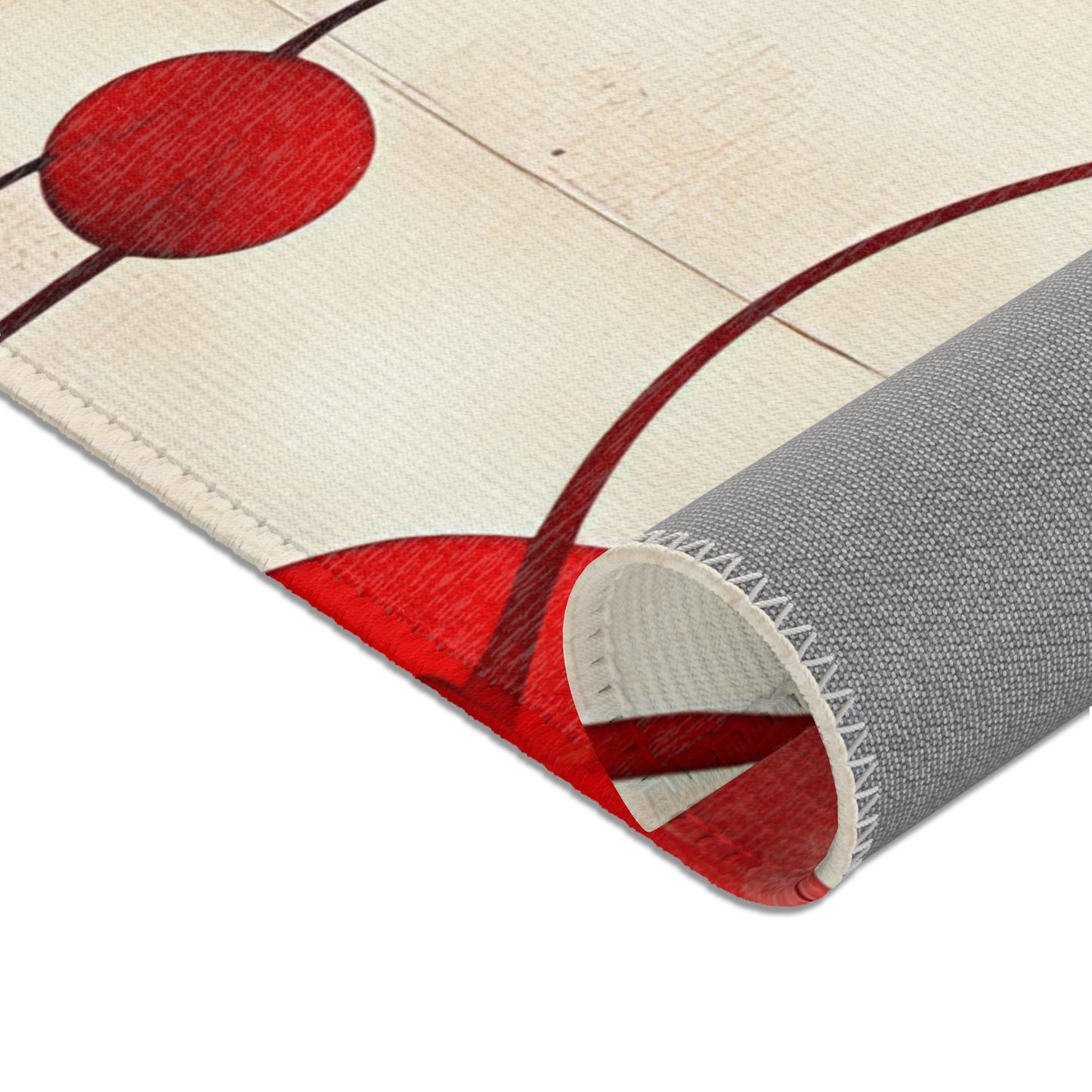 Vintage Cherry. Area Rug - Stylish Home Décor for Living Room & Bedroom