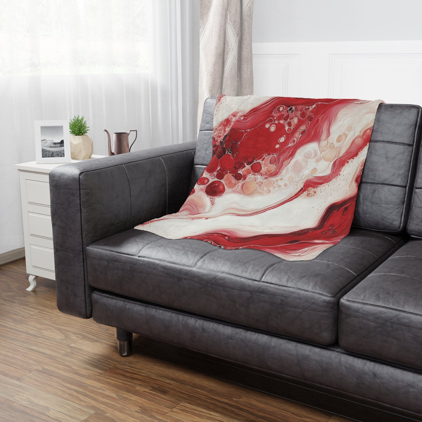 CherryAurora. Cozy Artistic Microfiber Blanket -