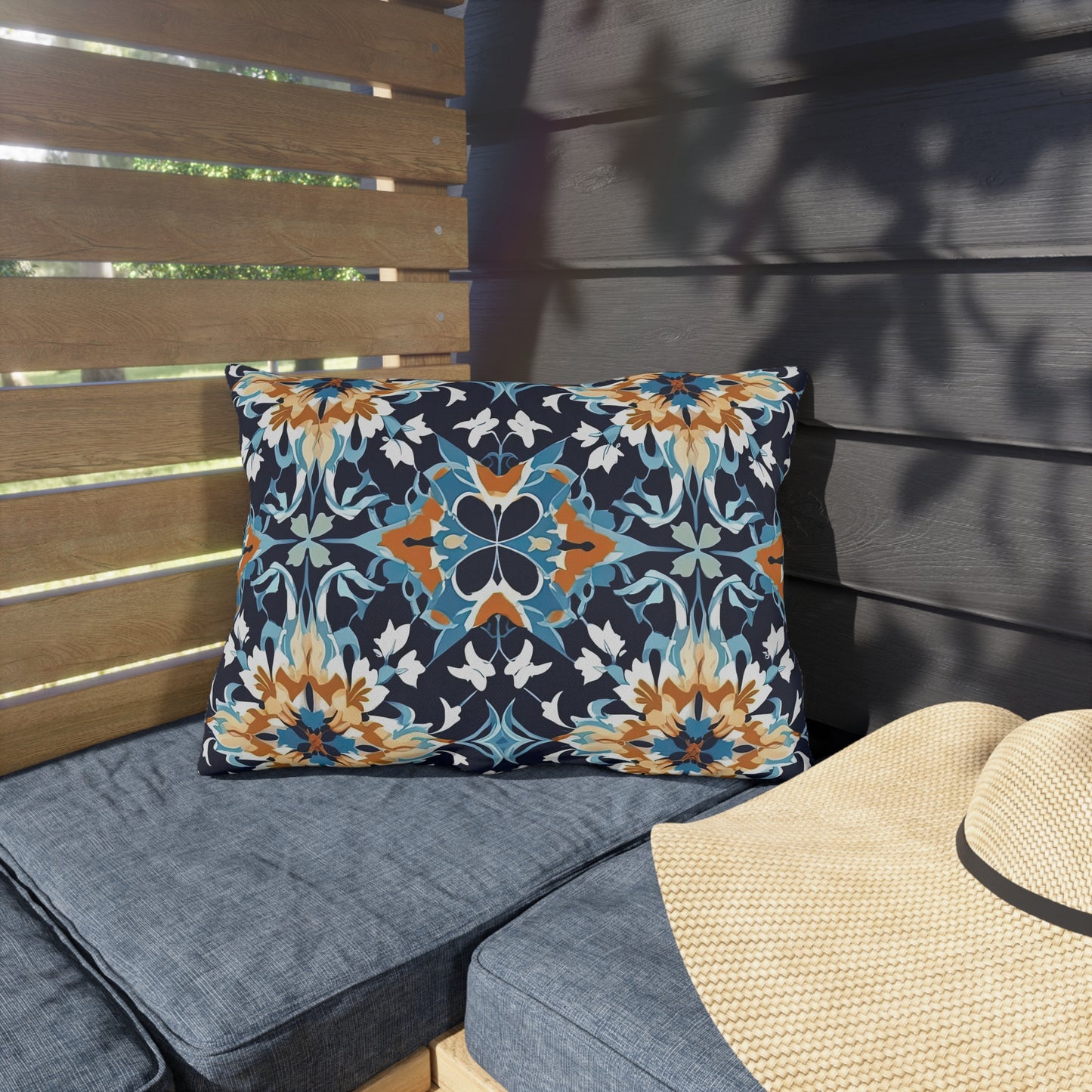 Sahara Swaying Silhouettes . Outdoor Pillows