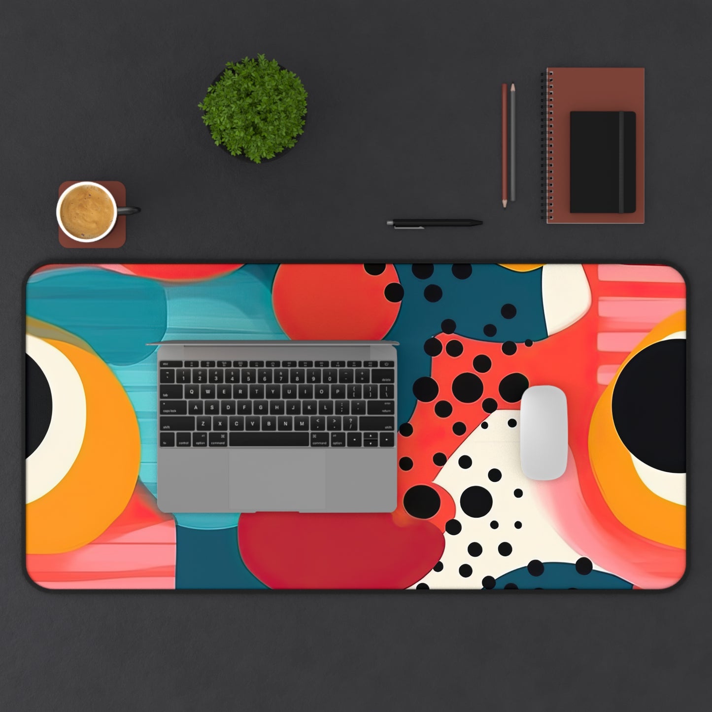 Chroma Catharsis. Desk Mat - Stylish Office Organizer