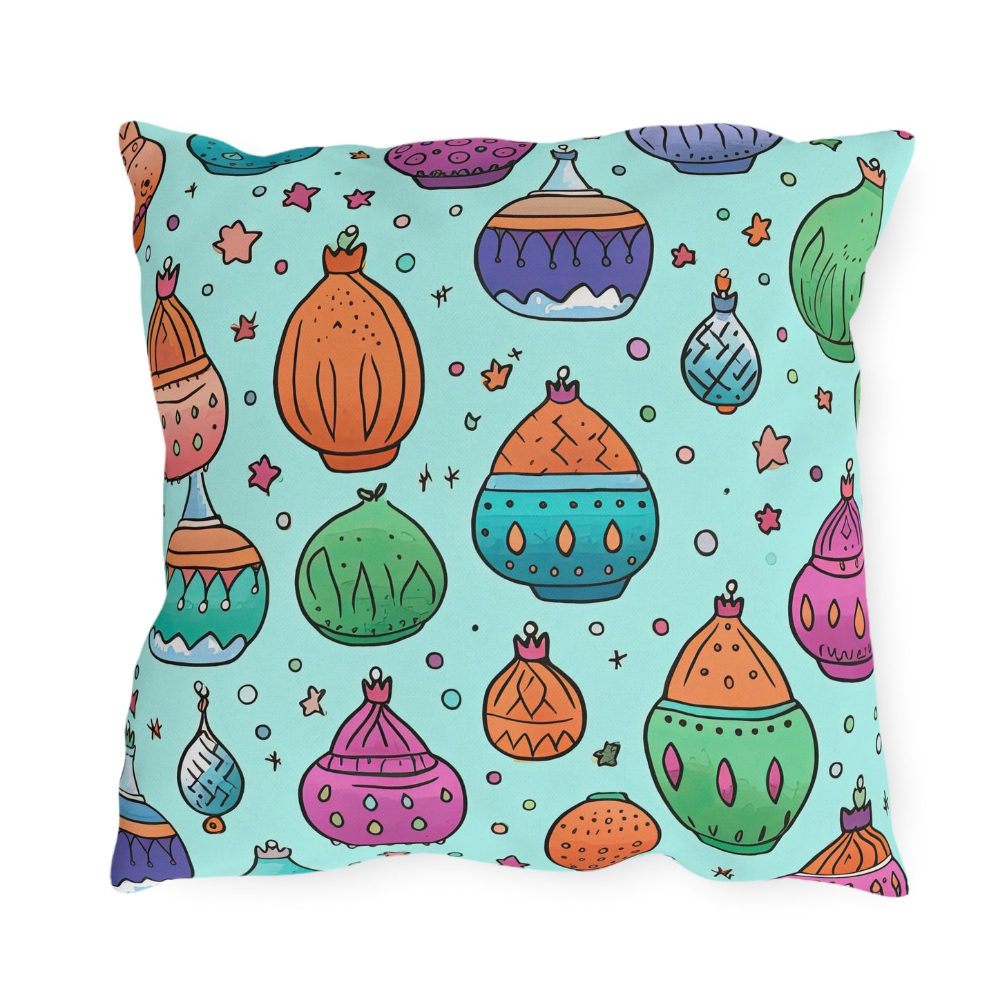 Serenade in Souk . Outdoor Pillows