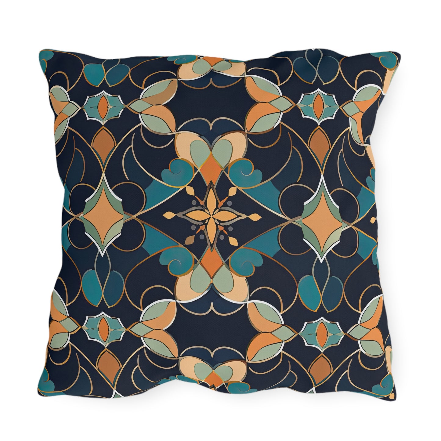 Moroccan Midnight . Outdoor Pillows
