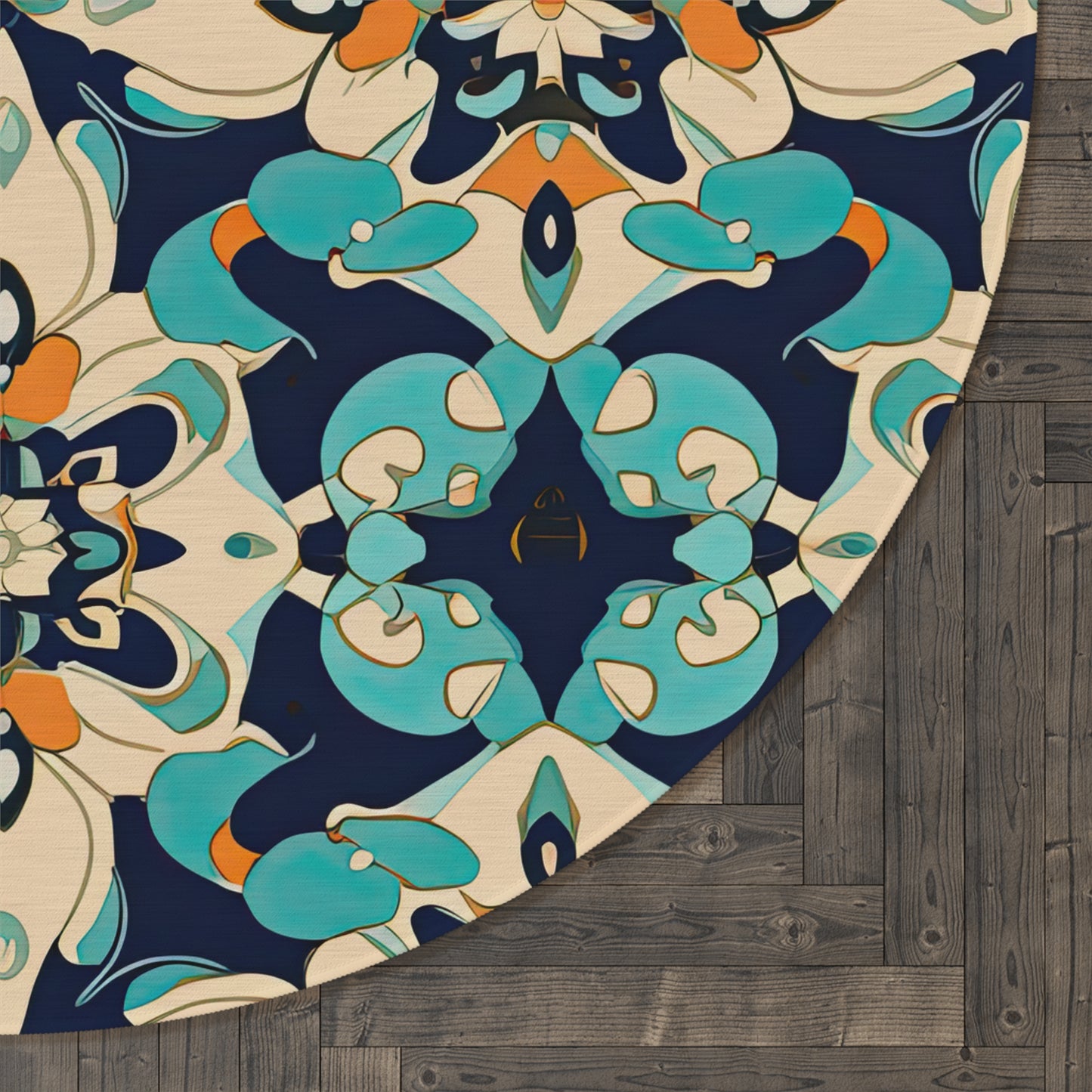 Nomadic Nebula. Round Rug