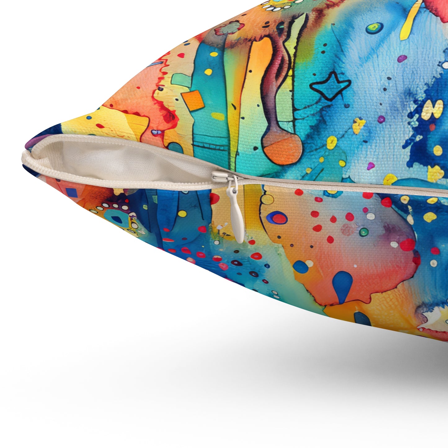 Hamsa Jewelburst- Decorative Spun Polyester Cushion