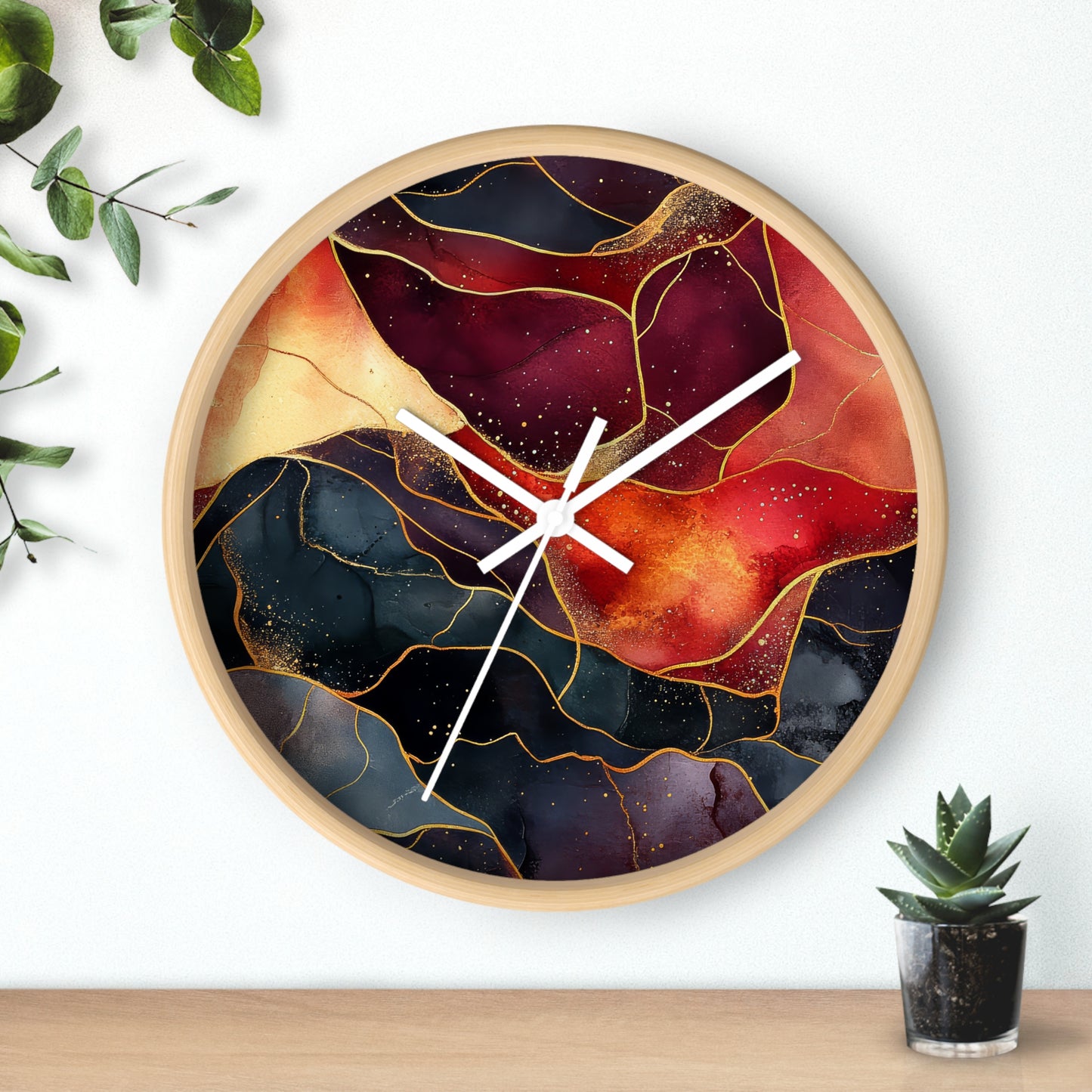 VelvetCherry. Wall Clock - Artistic Home Decor