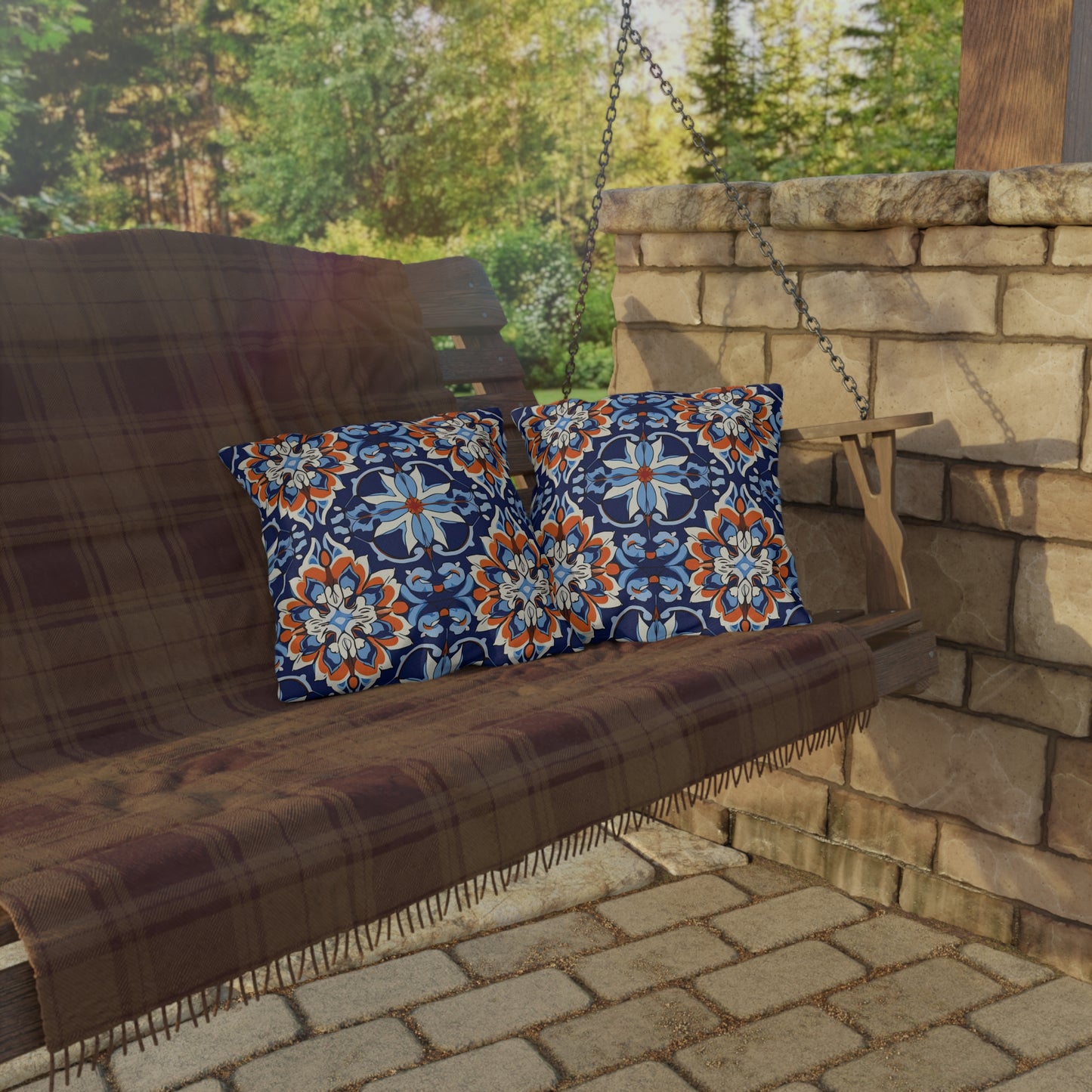 Souk Shadows Sonata. Outdoor Pillows