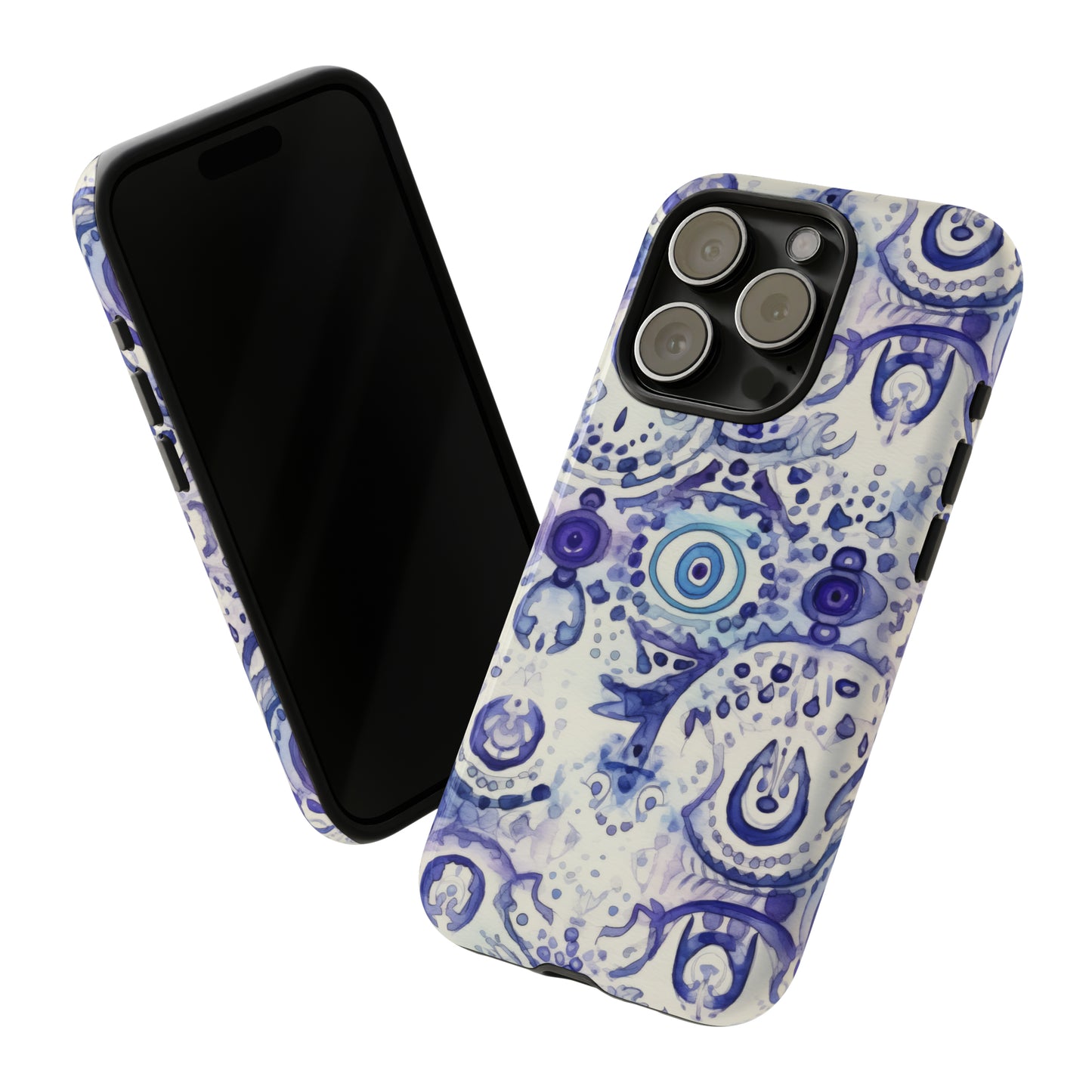 Hamsa Enigma. Evil eye Inspired phone case. – Artistic Expression Meets Protection. Tough Cases