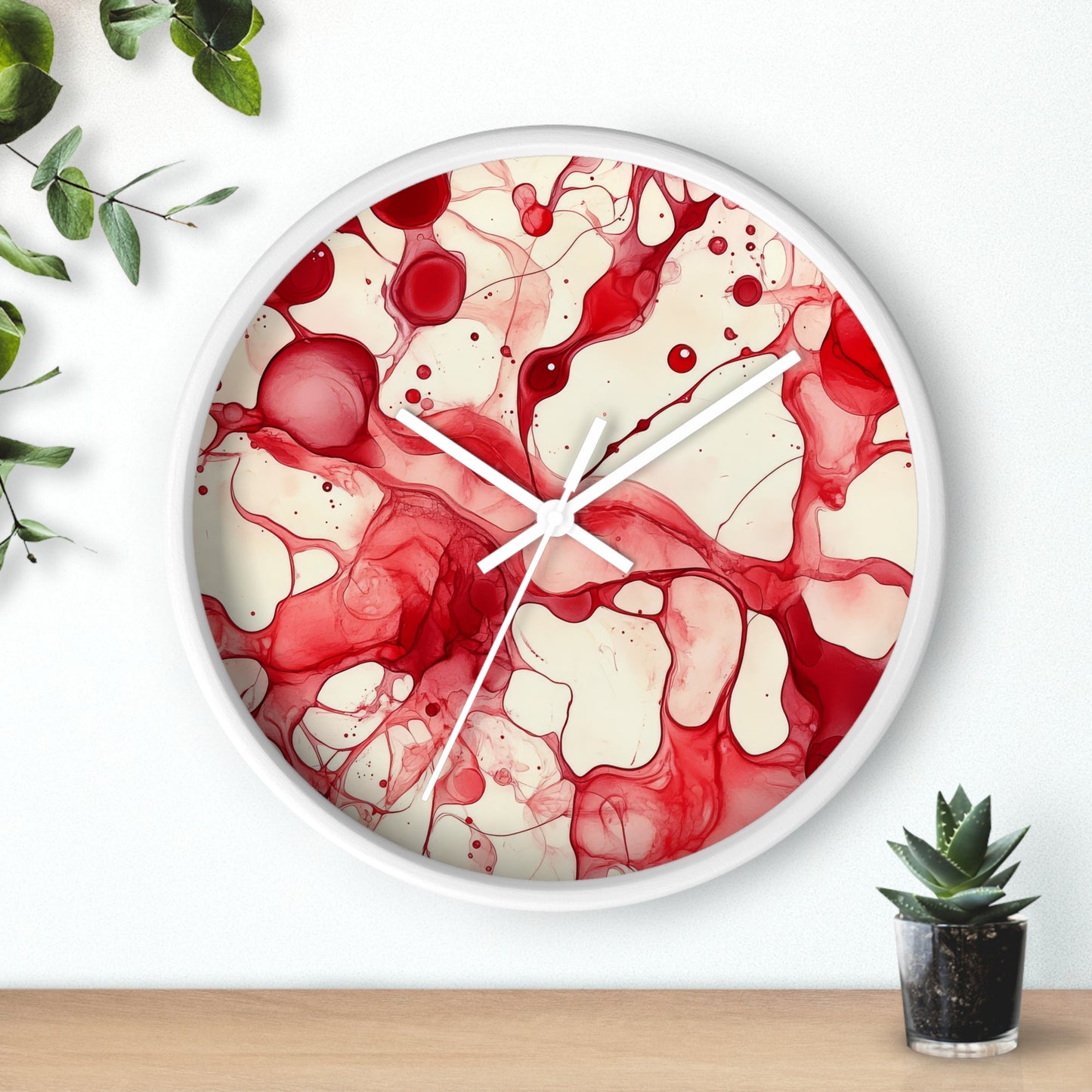CherryLuster. Wall Clock - Artistic Home Decor