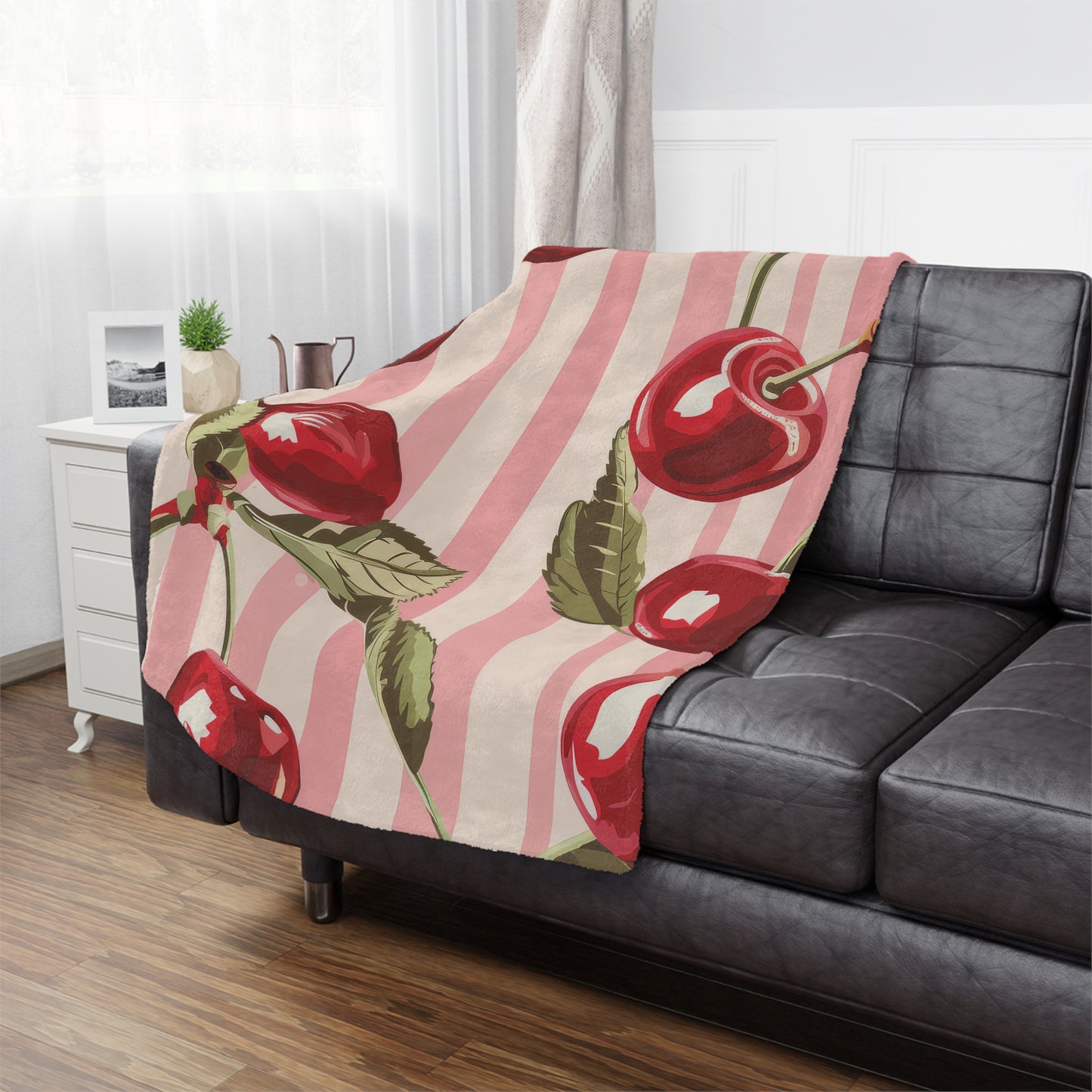 BlossomCherry. Cozy Artistic Microfiber Blanket -
