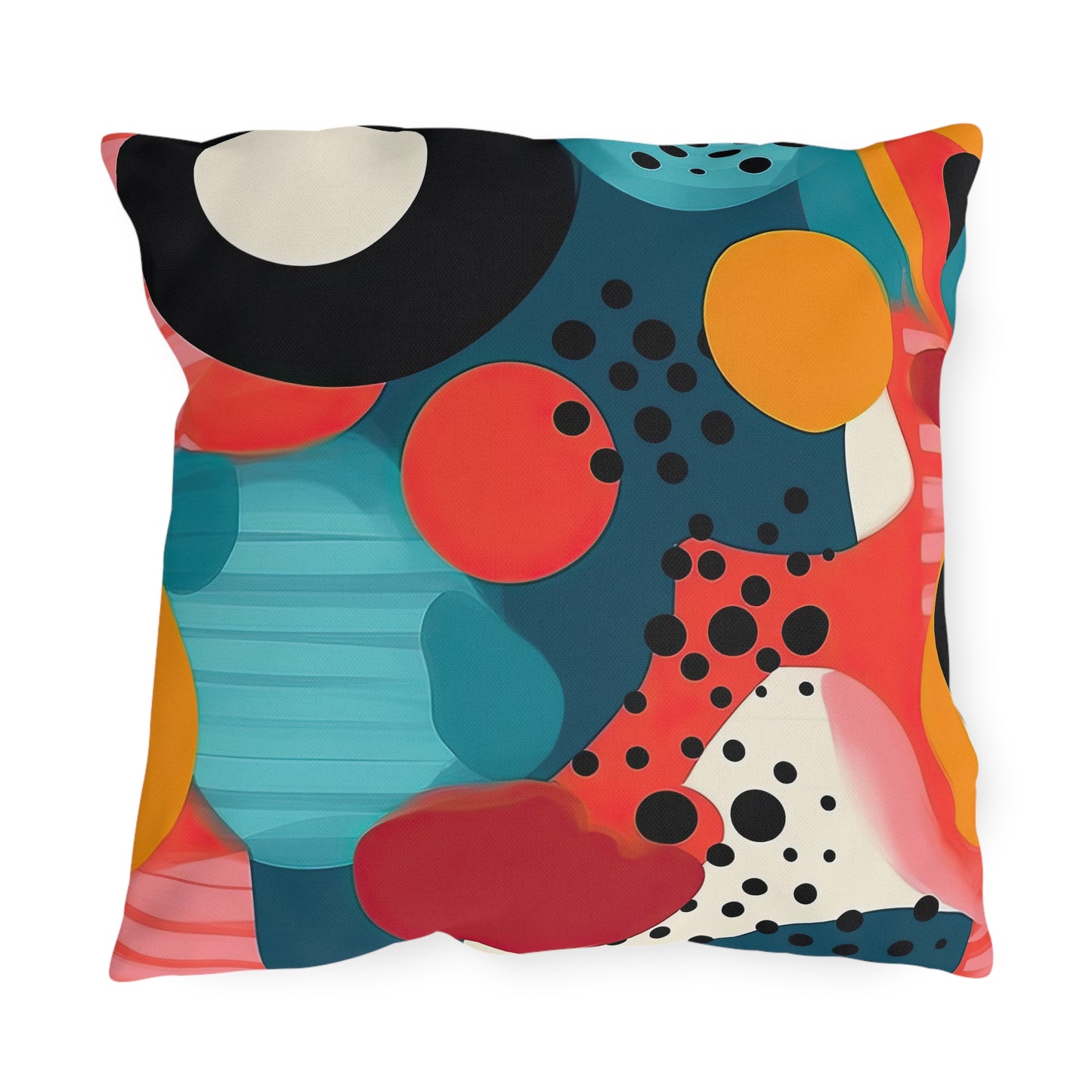 Chroma Catharsis. Retro Pop Art Outdoor Pillows