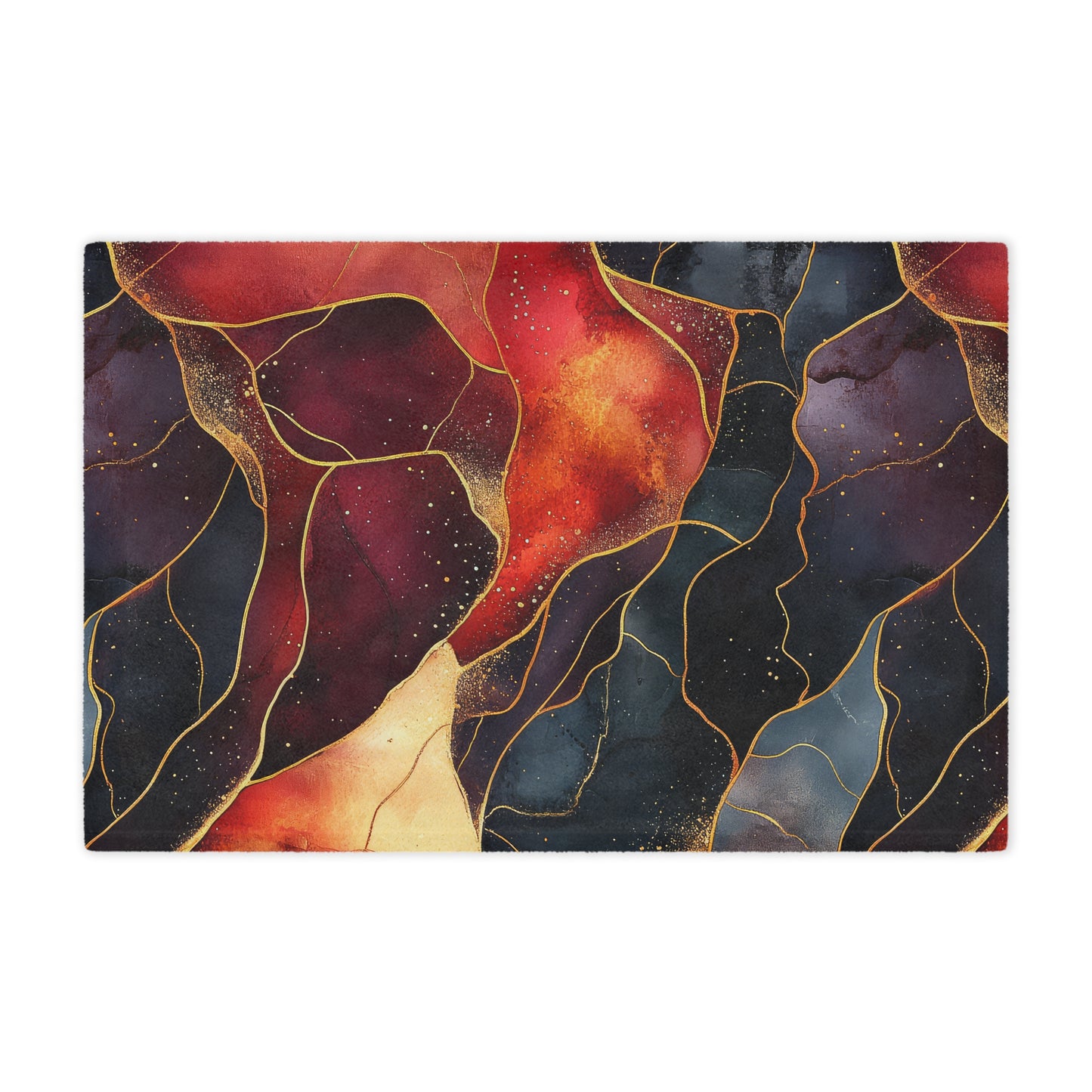 Velvet Cherry. Cozy Artistic Microfiber Blanket -