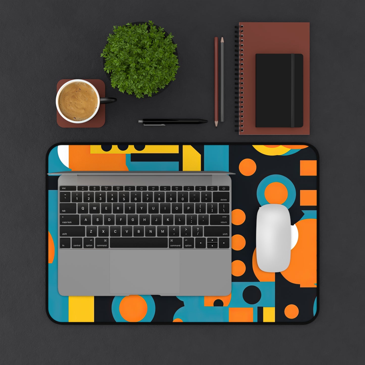 Analog Alchemy. Desk Mat - Stylish Office Organizer