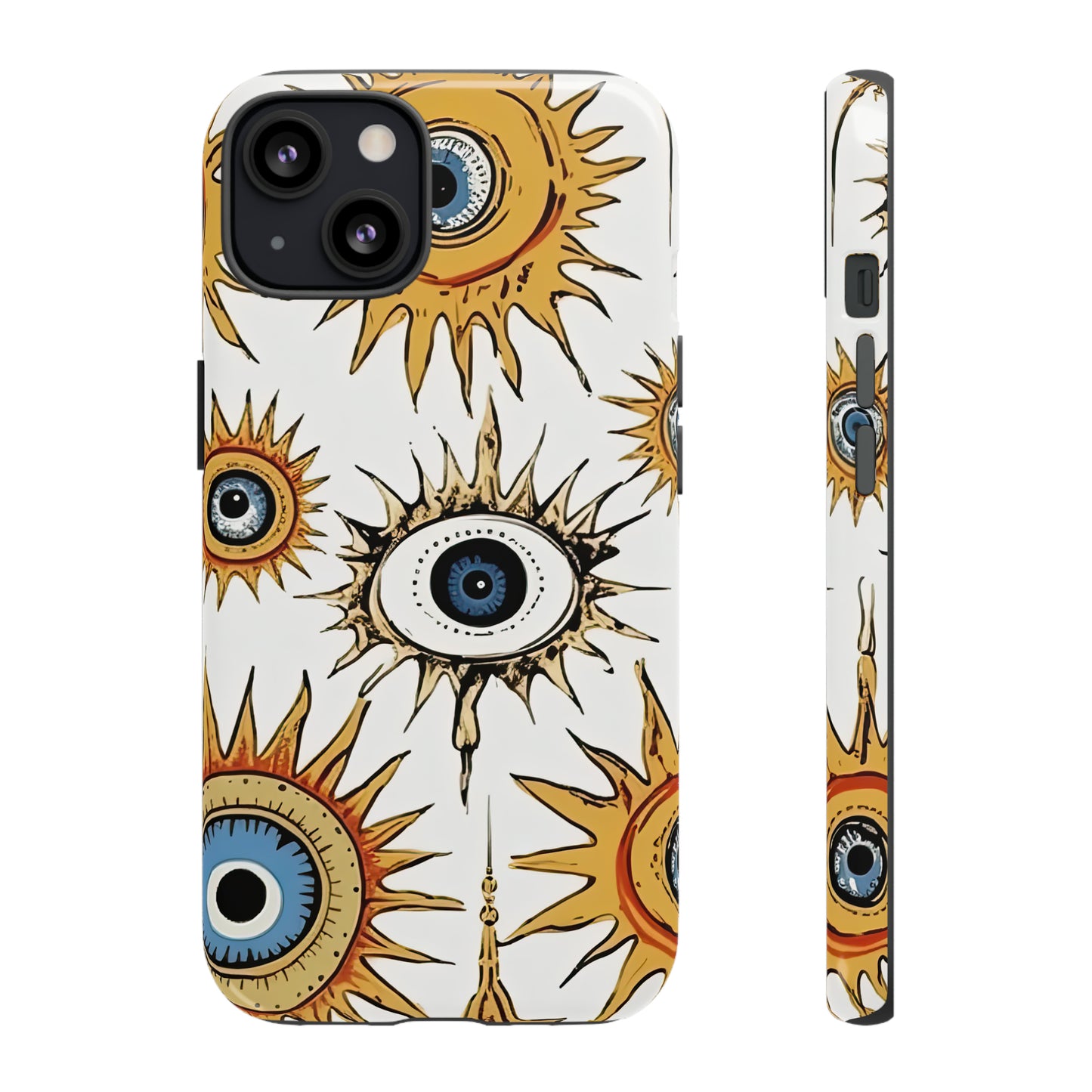 Ethereal Eyeful. Evil eye Inspired phone case. – Artistic Expression Meets ProtectionTough Case
