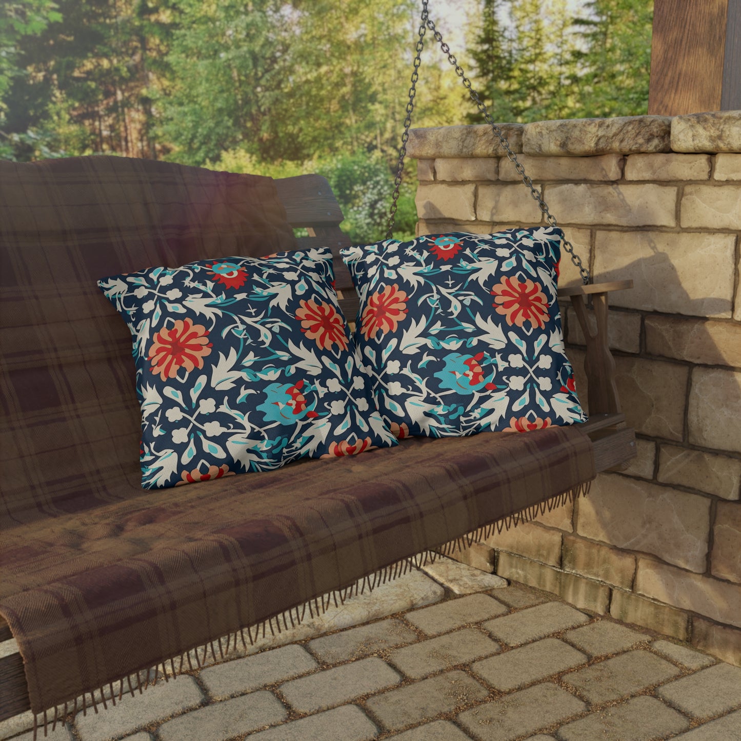 Nomadic Nightscape .Outdoor Pillows