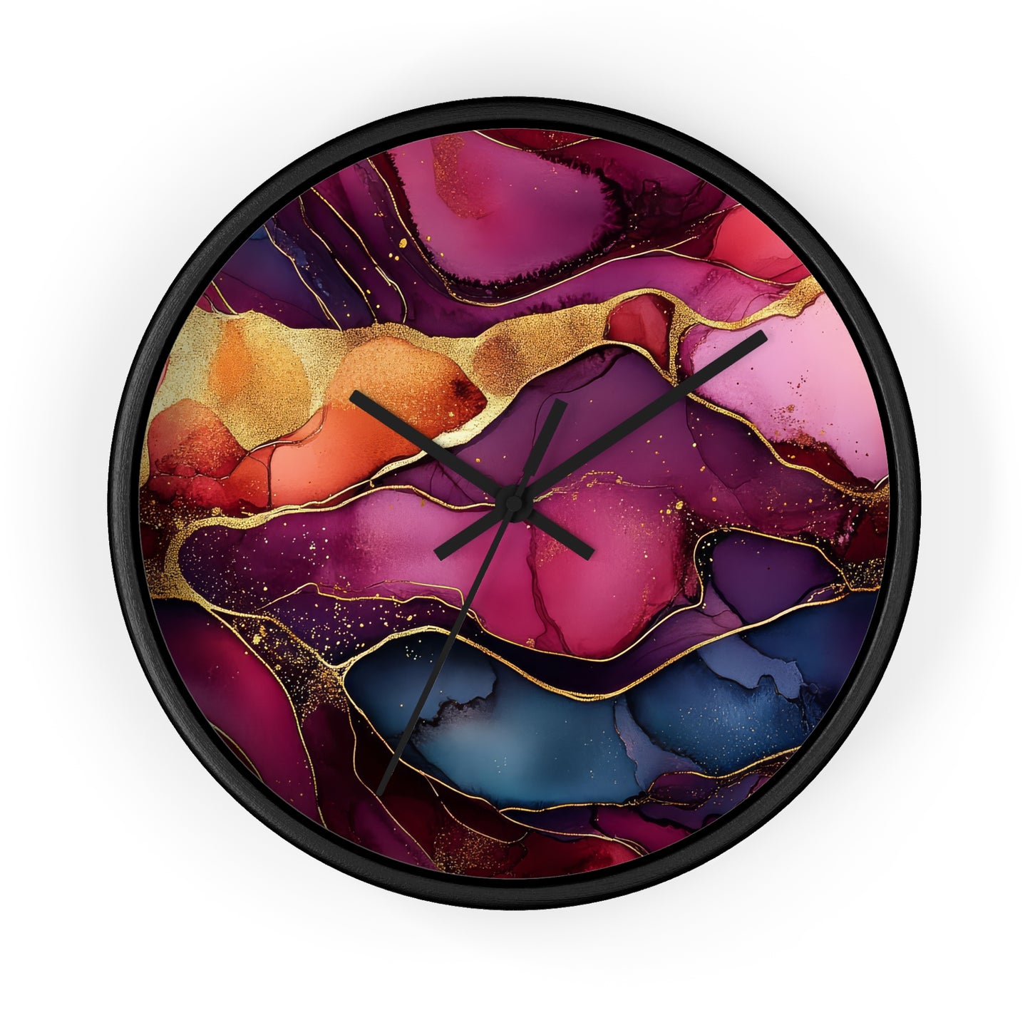 Cherry Royal. Wall Clock - Artistic Home Decor