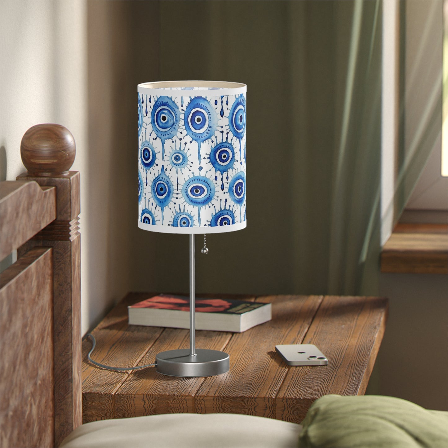 Evil Eye Cry.Lamp on a Stand, US|CA plug