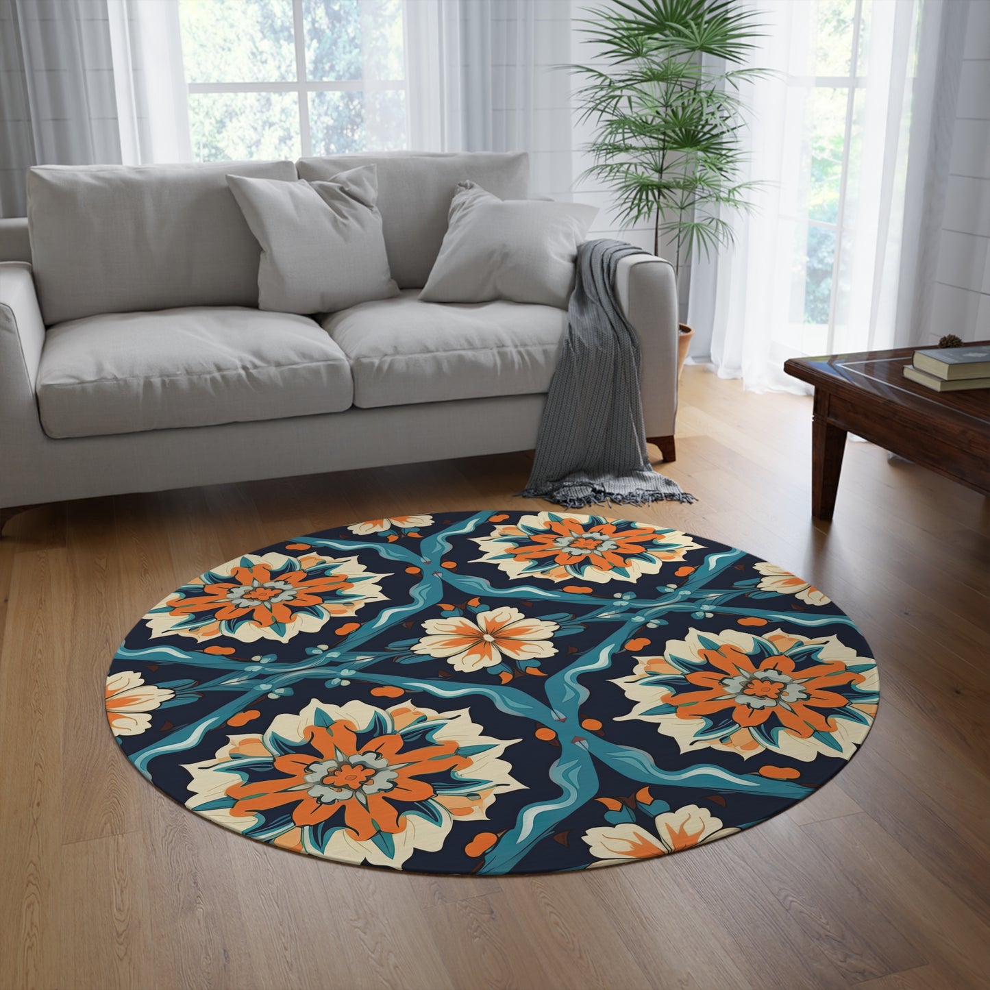 Celestial Carpet Concerto Round Rug