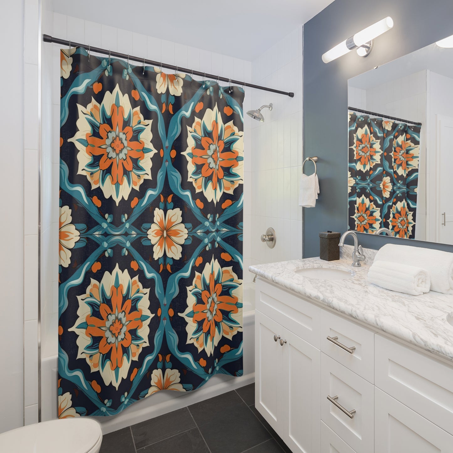 Celestial Carpet Concerto . Shower Curtains