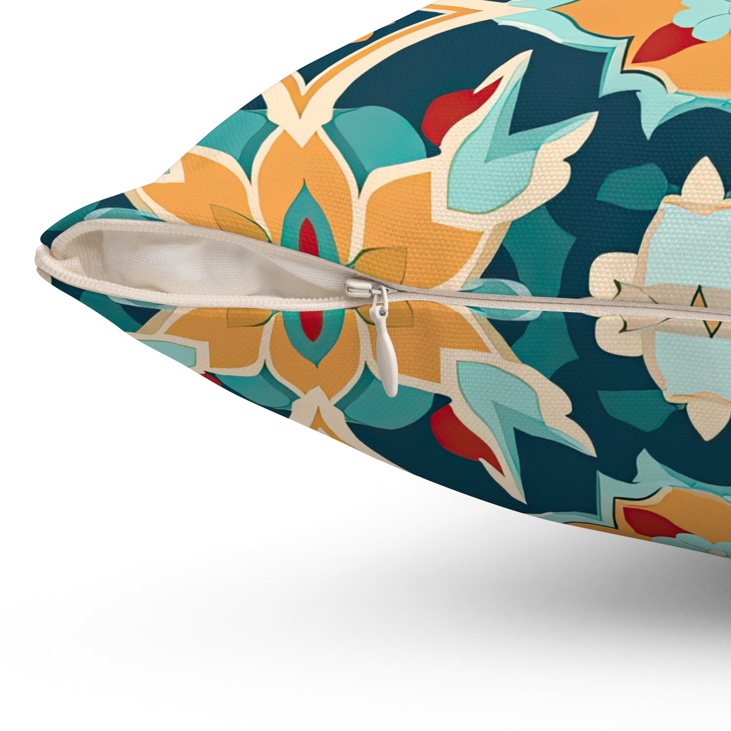 Serenade in Souk. Spun Polyester Square Pillow