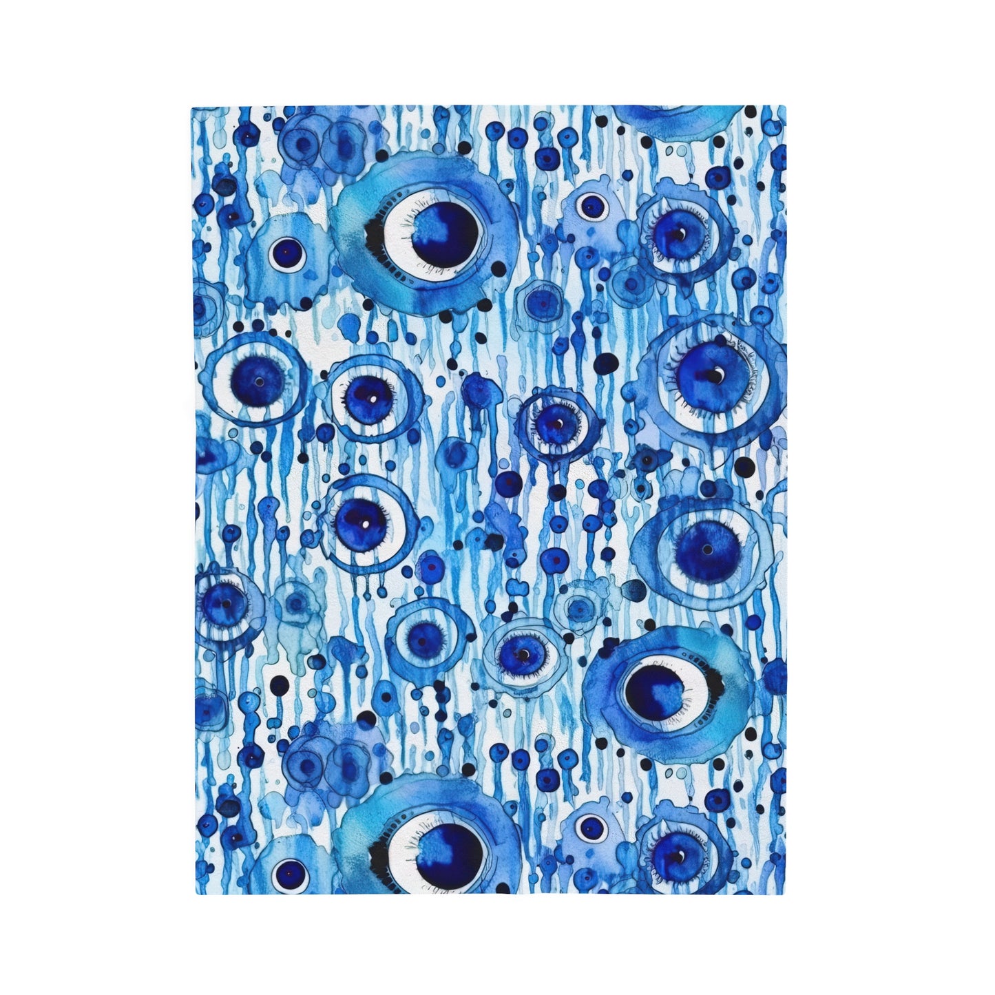 Portentous Pupil. Velveteen Plush Blanket.