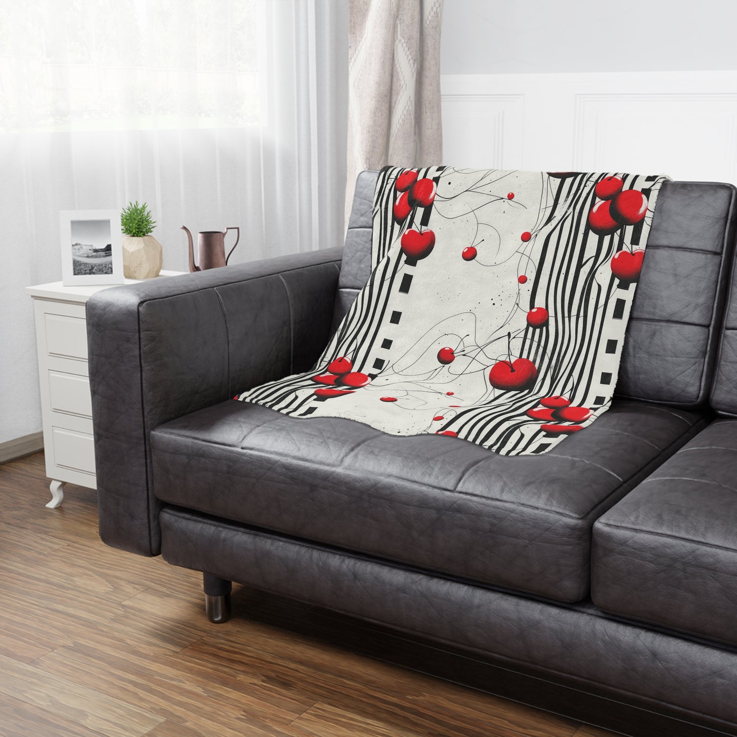 CherryDream. Cozy Artistic Microfiber Blanket -