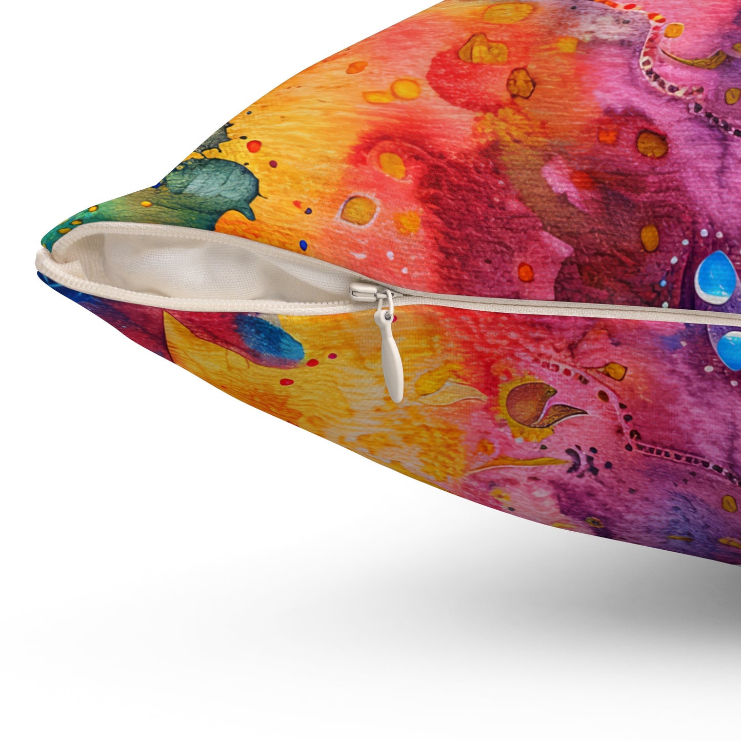 Hamsa Dreamscape-- Decorative Spun Polyester Cushion