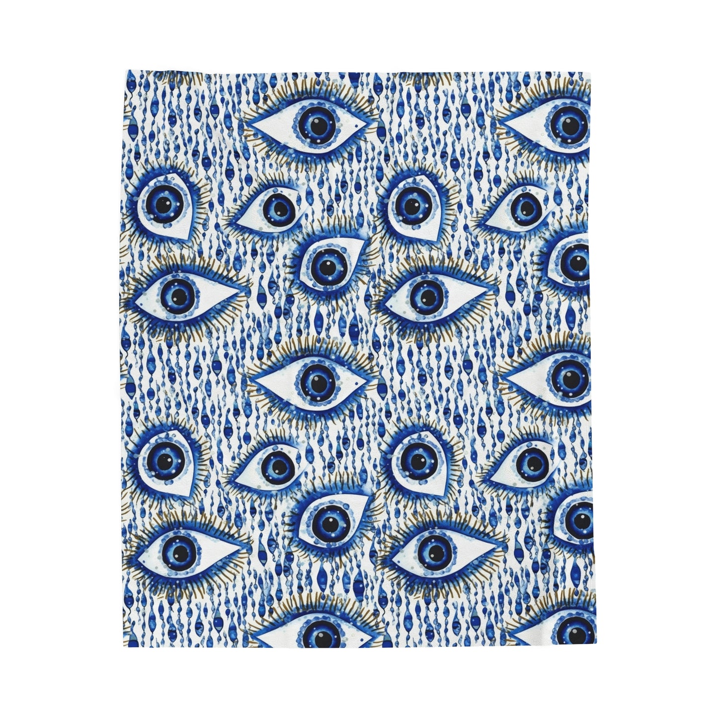 Mystic Glare. Velveteen Plush Blanket.