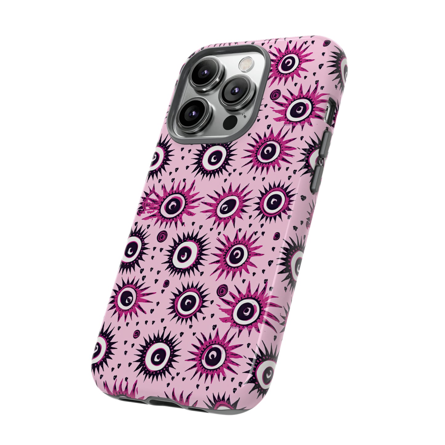 Evil Pink Eye. Evil eye Inspired phone case. – Artistic Expression Meets ProtectionTough Cases