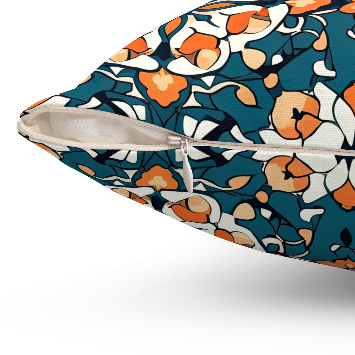 Nomad's Nest Nectar. Spun Polyester Square Pillow