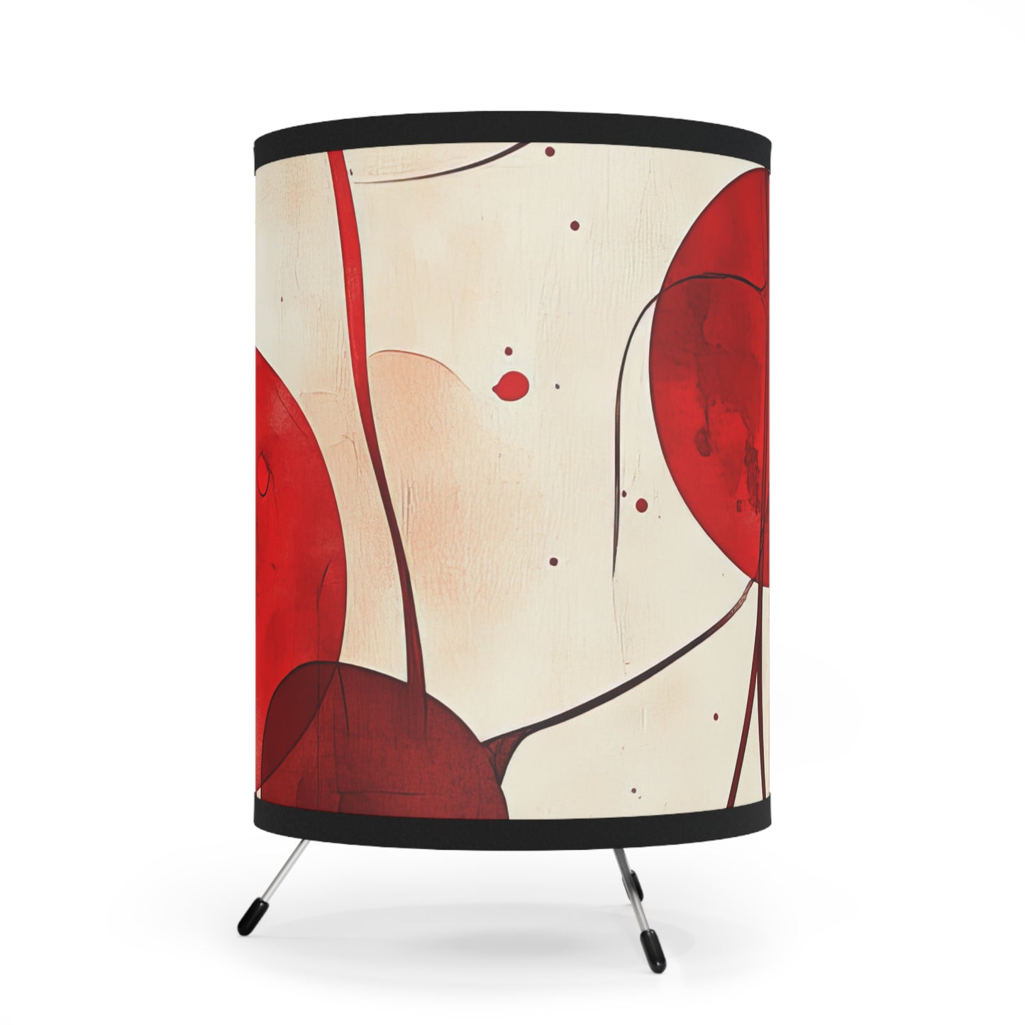 Vintage Cherry II. Modern Tripod Lamp
