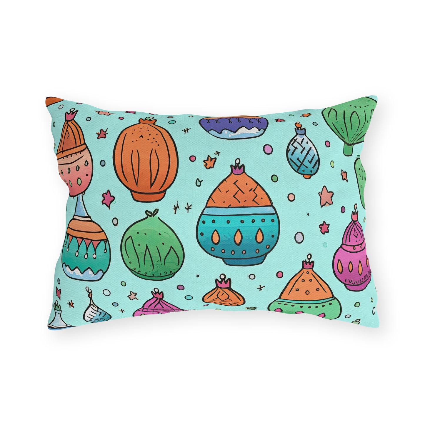 Serenade in Souk . Outdoor Pillows