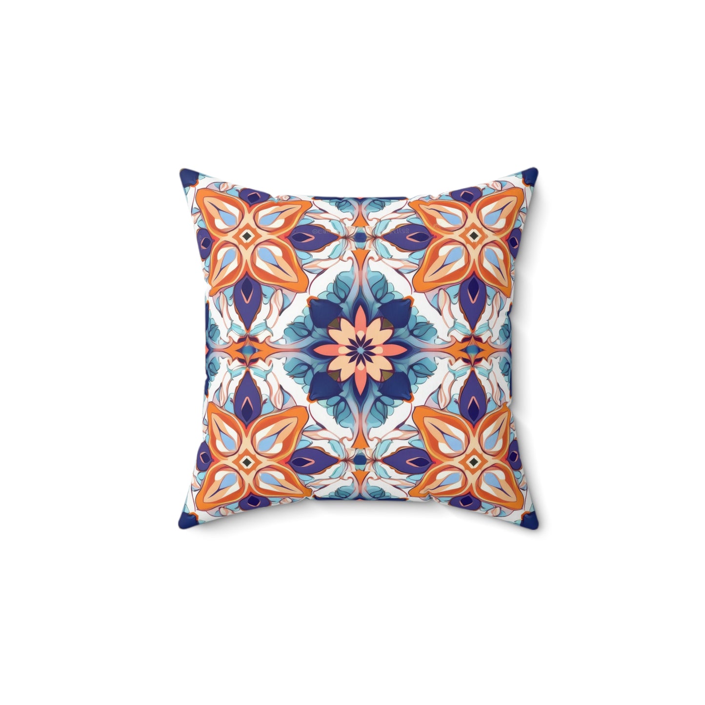 Moroccan Moonlight Sonata . Spun Polyester Square Pillow