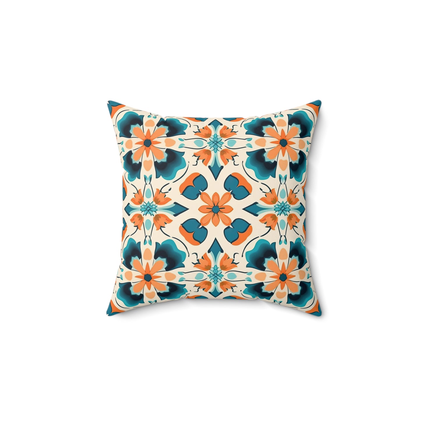 Meditative Medina Montage . Spun Polyester Square Pillow