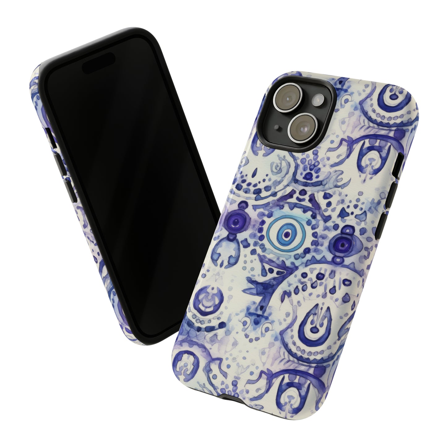 Hamsa Enigma. Evil eye Inspired phone case. – Artistic Expression Meets Protection. Tough Cases