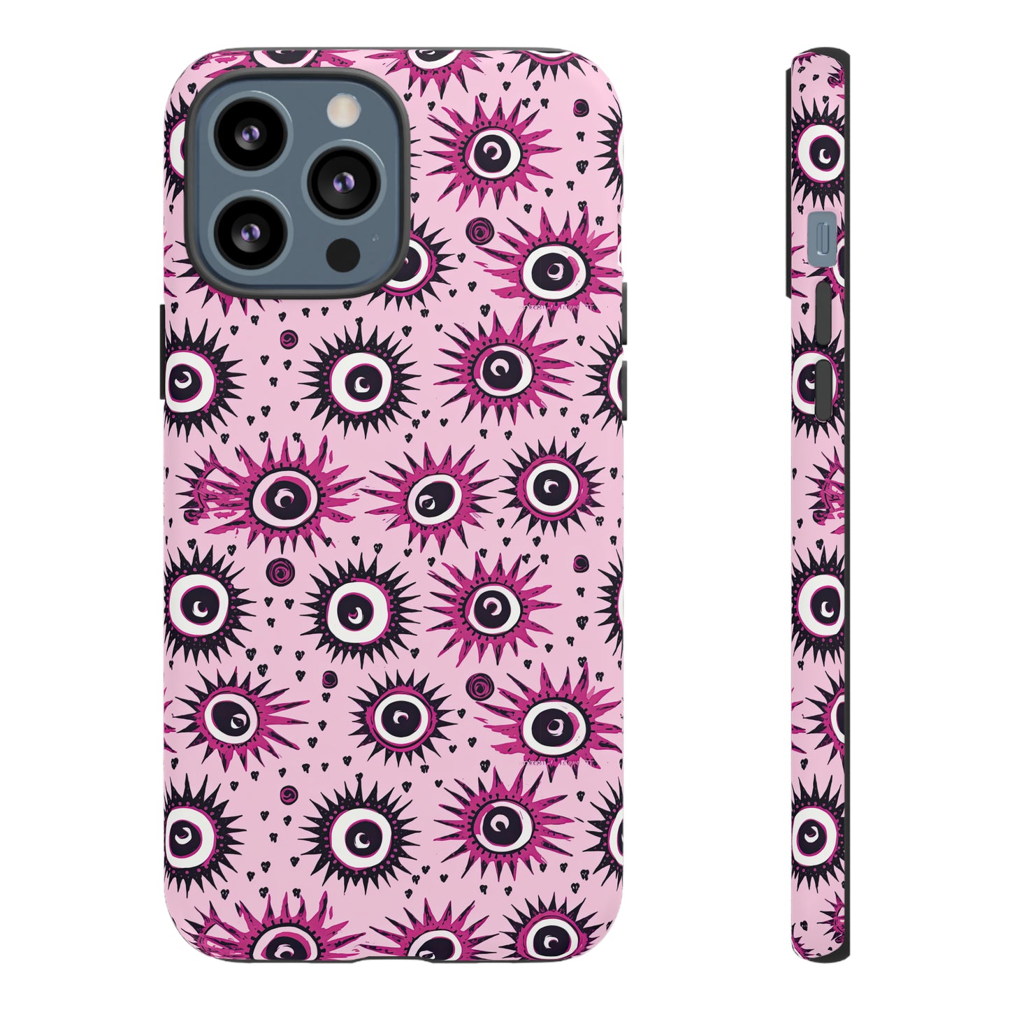 Evil Pink Eye. Evil eye Inspired phone case. – Artistic Expression Meets ProtectionTough Cases