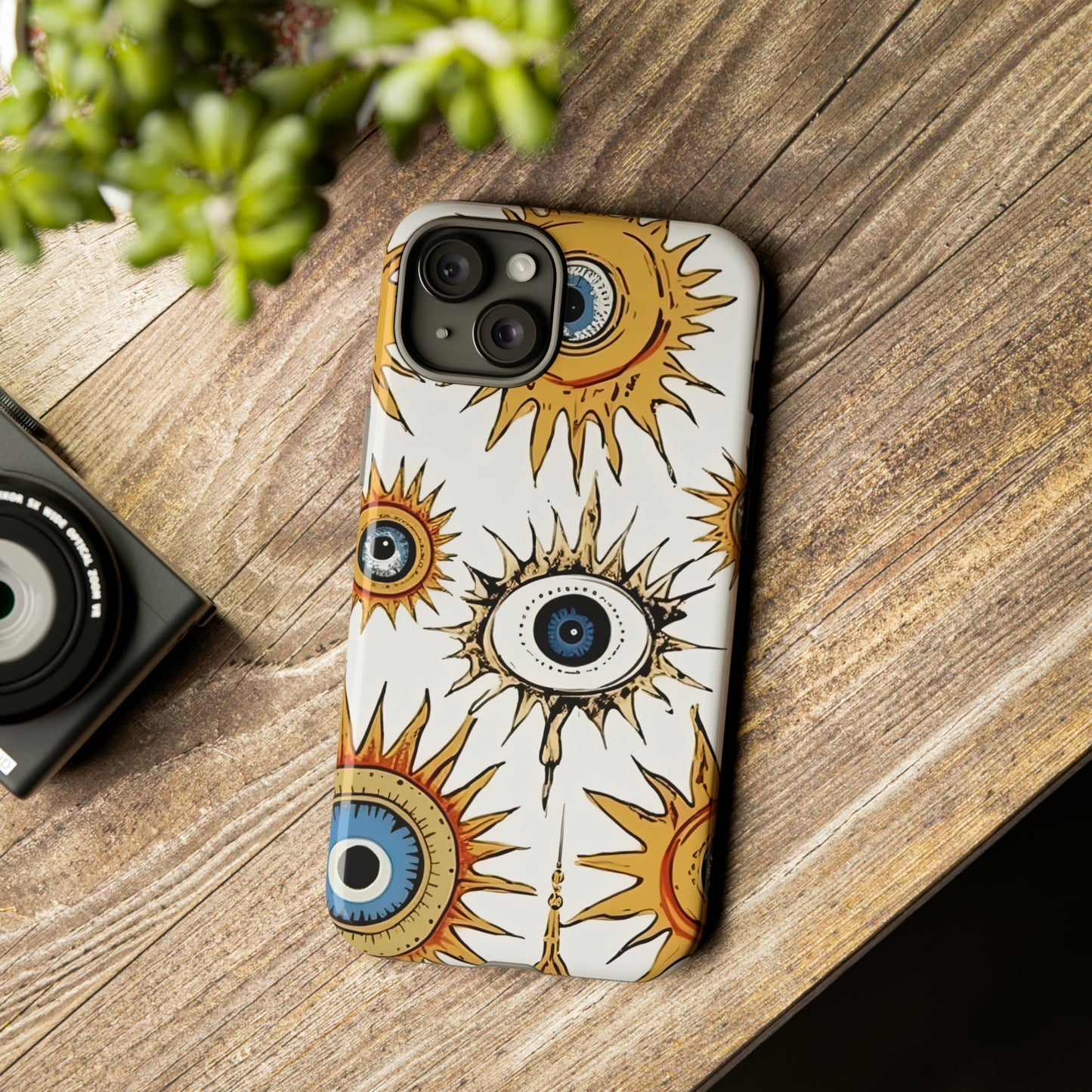Ethereal Eyeful. Evil eye Inspired phone case. – Artistic Expression Meets ProtectionTough Case