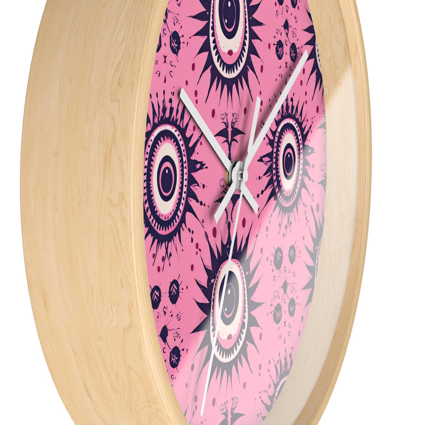 Sinuous Specter.Beholder. Artful Evil Eye Wall Clock – Timekeeping with Protective MeaningWall Clock.