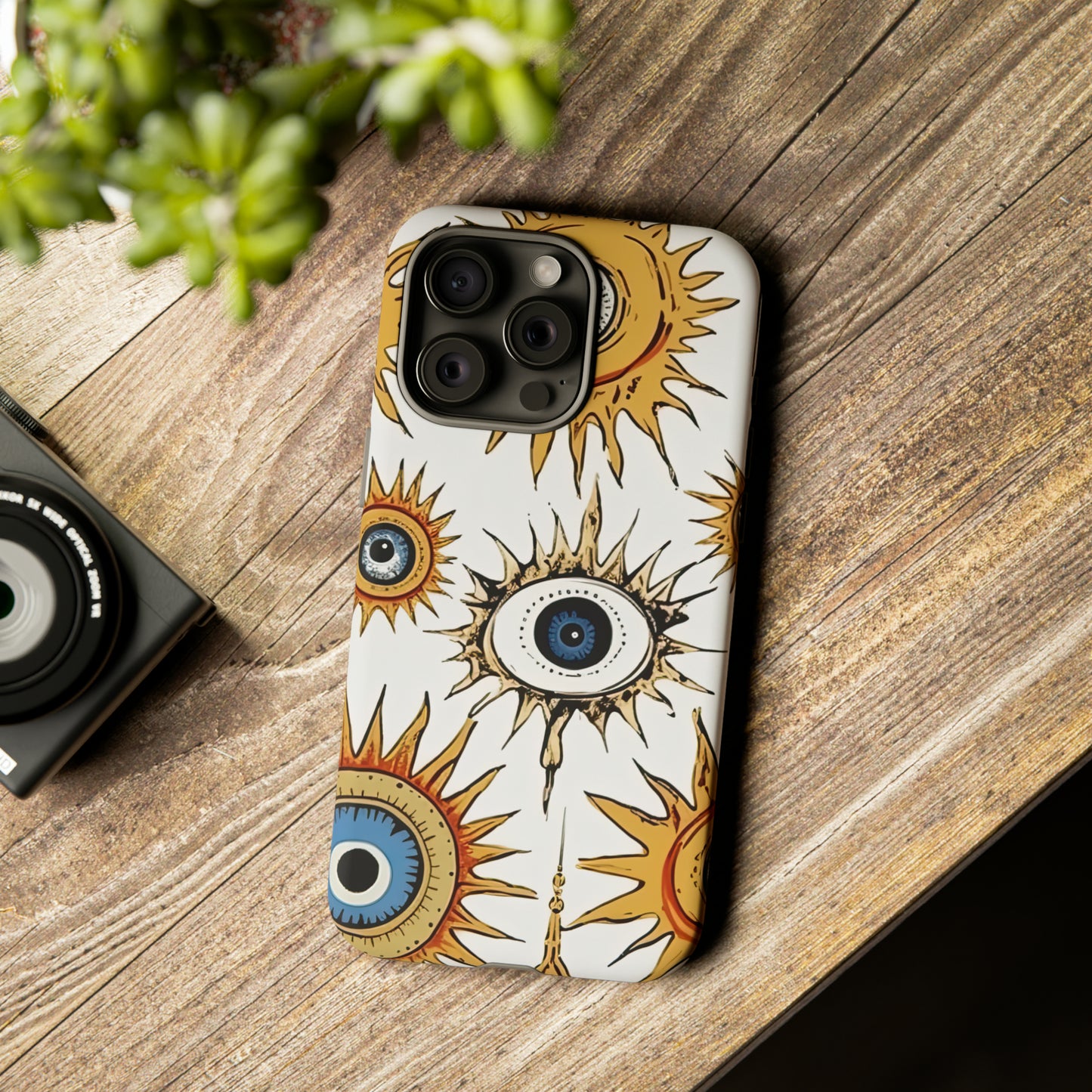 Ethereal Eyeful. Evil eye Inspired phone case. – Artistic Expression Meets ProtectionTough Case