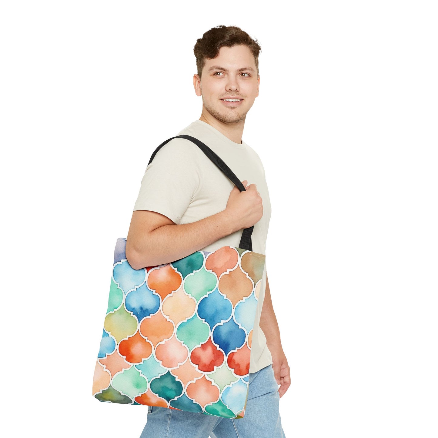 Labyrinth of Lanterns . Tote Bag for Everyday Use