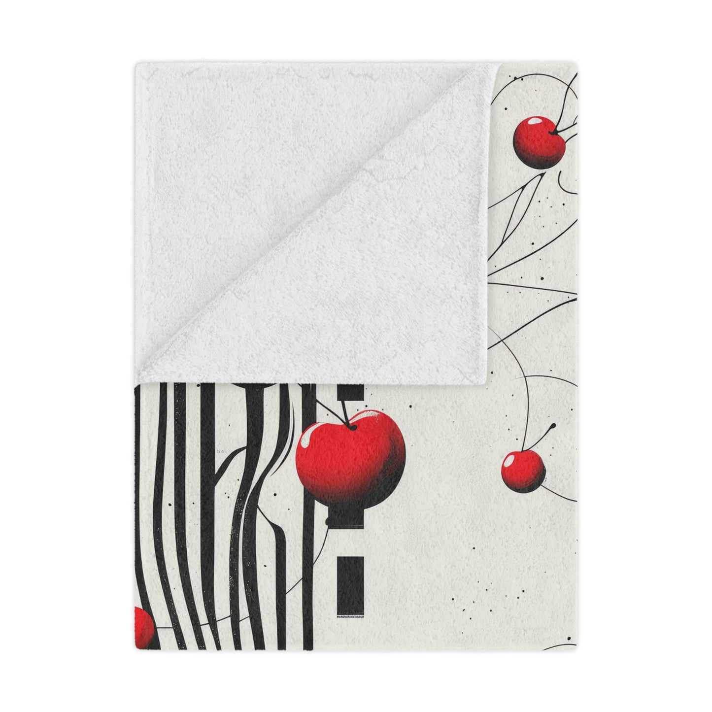 CherryDream. Cozy Artistic Microfiber Blanket -