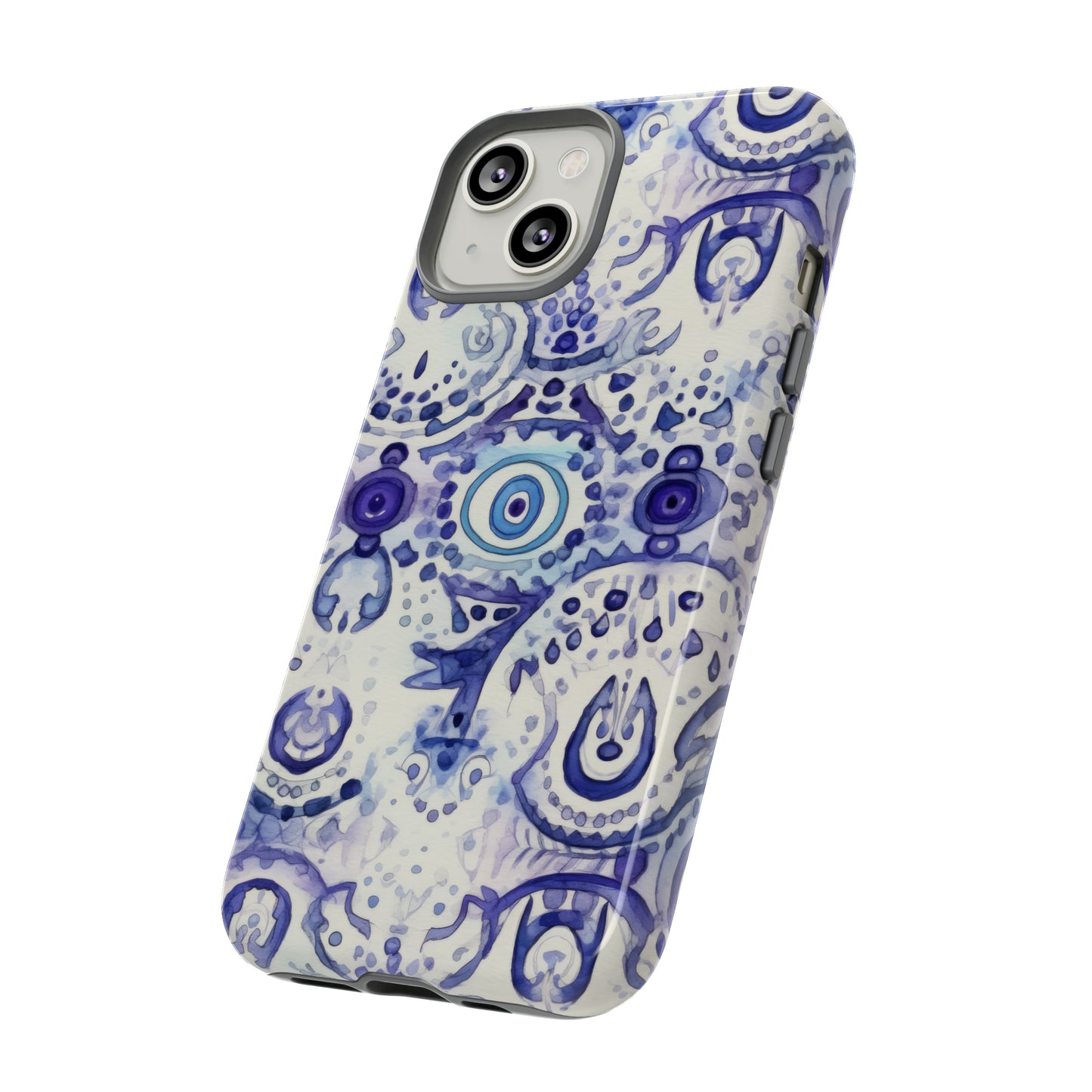 Hamsa Enigma. Evil eye Inspired phone case. – Artistic Expression Meets Protection. Tough Cases