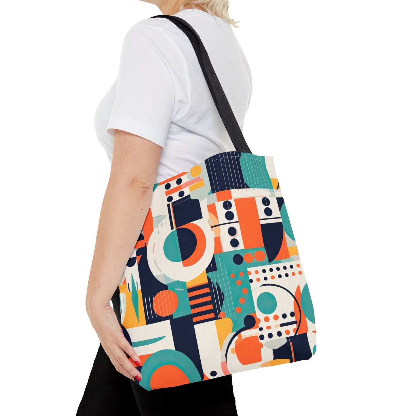 Echoes of the Analog Future. Tote Bag for Everyday Use