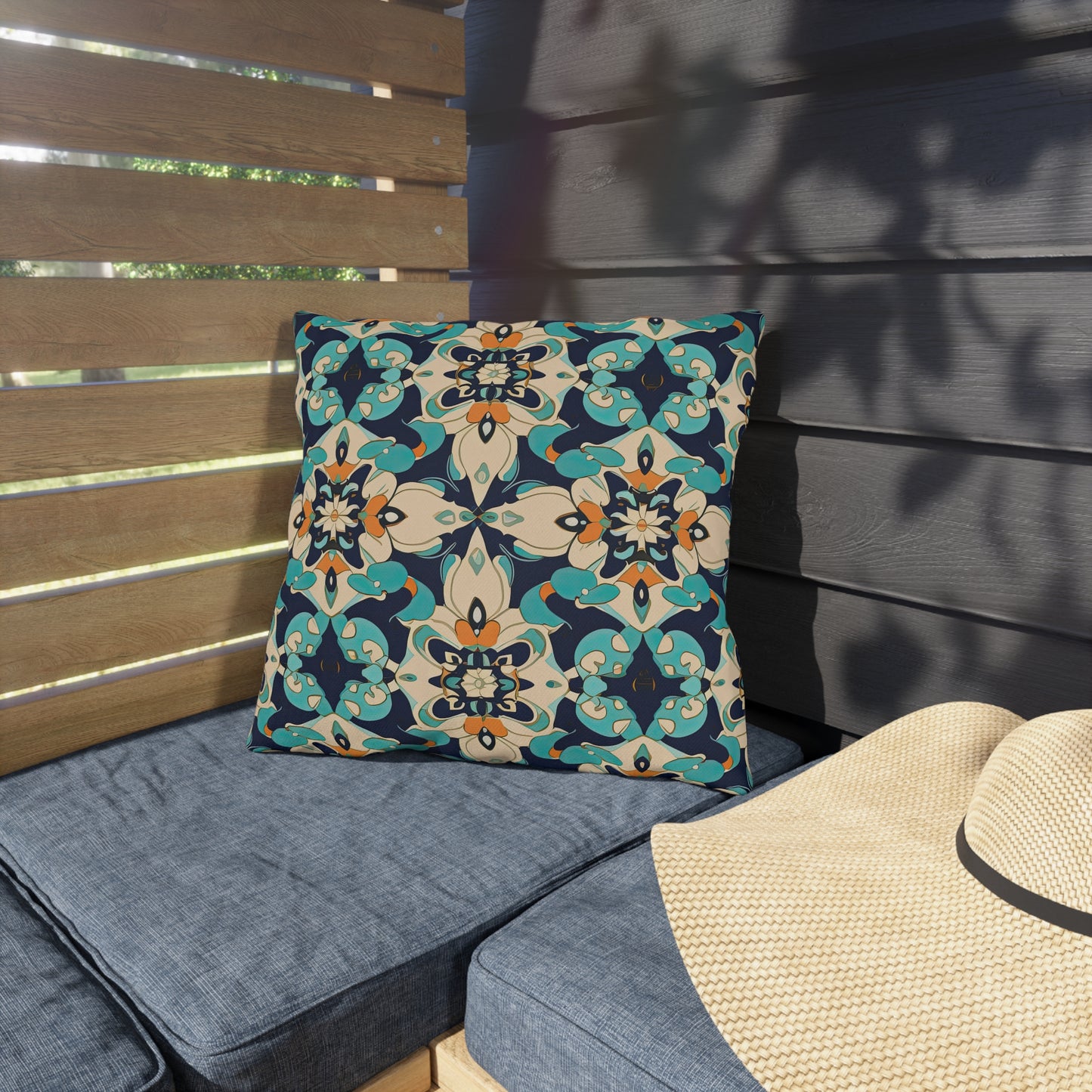 Nomadic Nebula . Outdoor Pillows