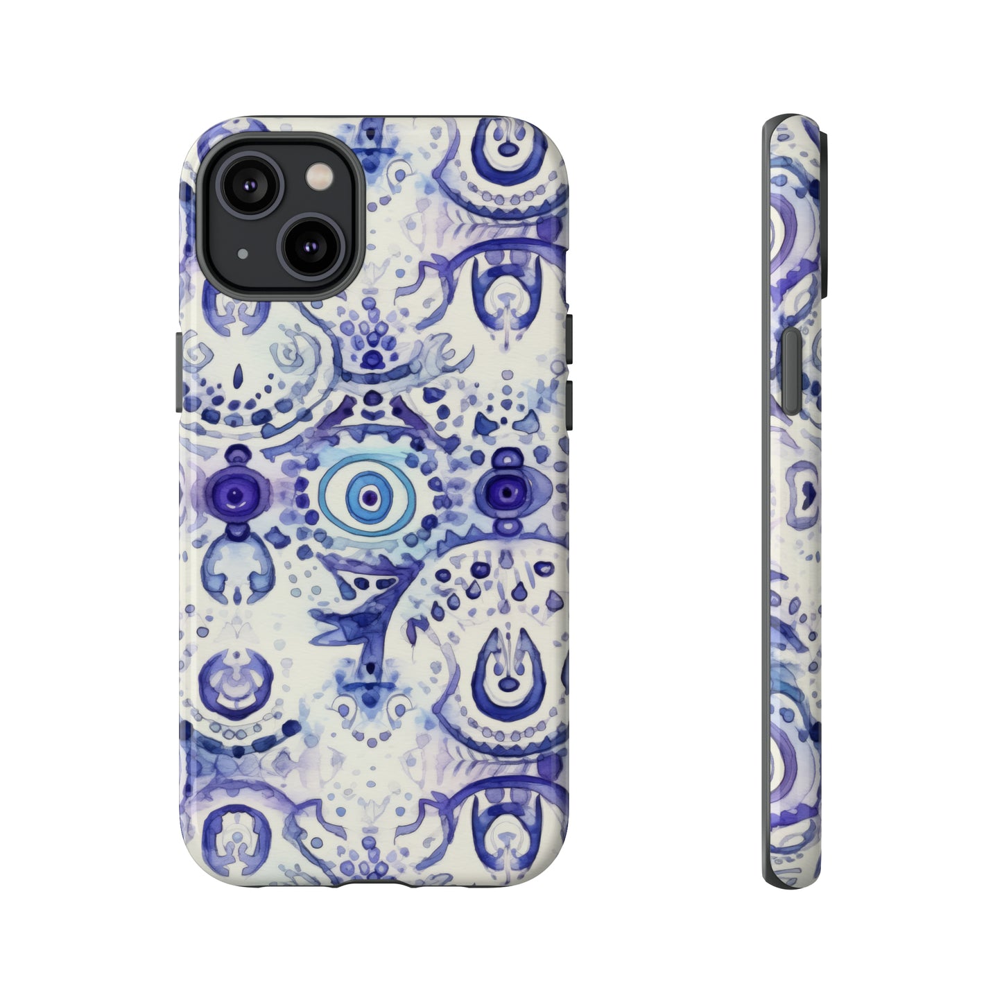 Hamsa Enigma. Evil eye Inspired phone case. – Artistic Expression Meets Protection. Tough Cases