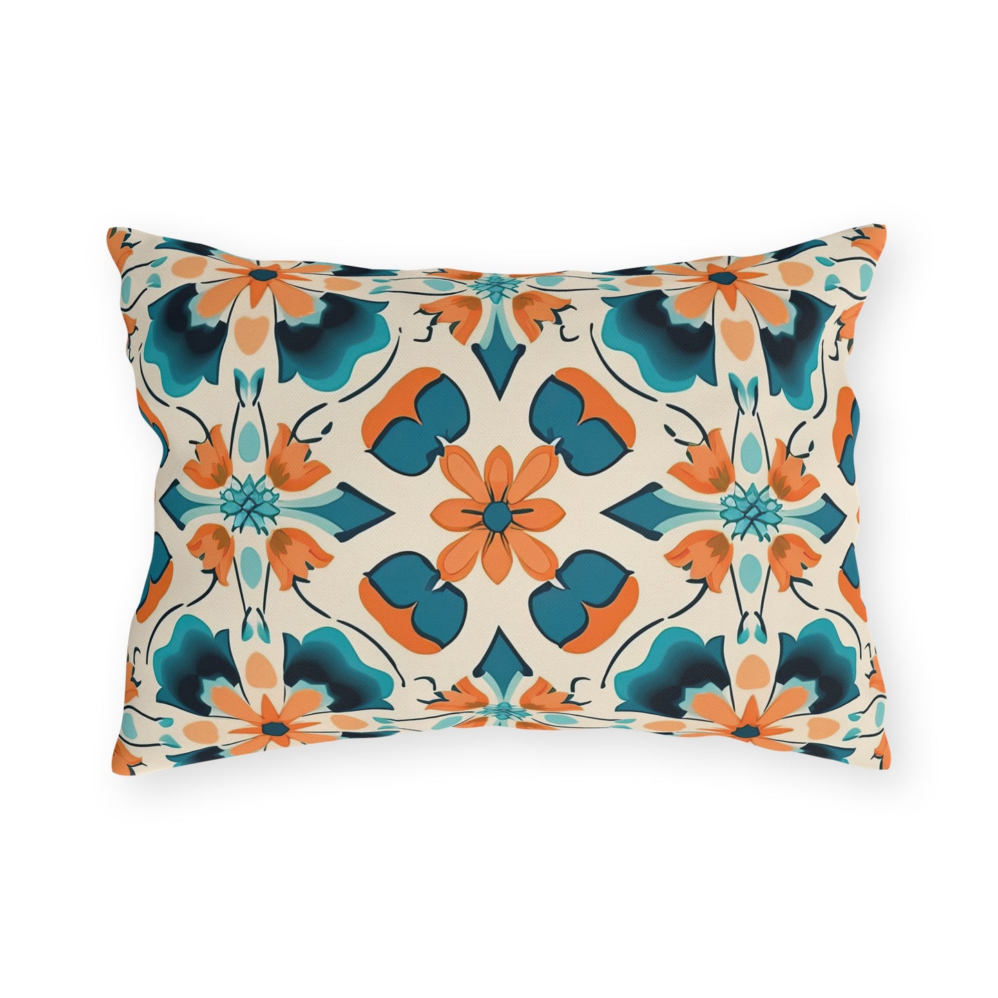 Meditative Medina Montage. Outdoor Pillows