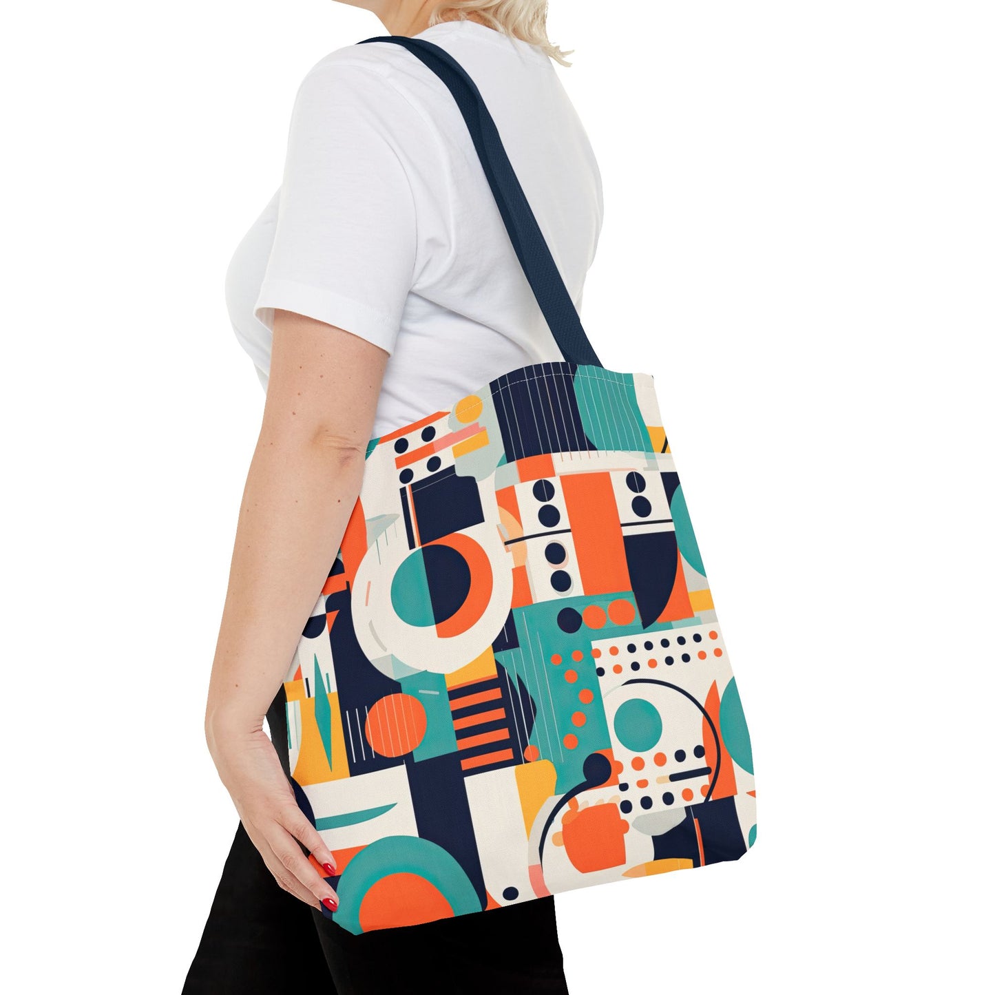 Echoes of the Analog Future. Tote Bag for Everyday Use