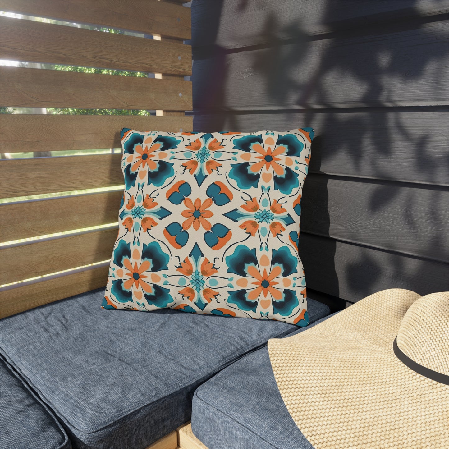 Meditative Medina Montage. Outdoor Pillows
