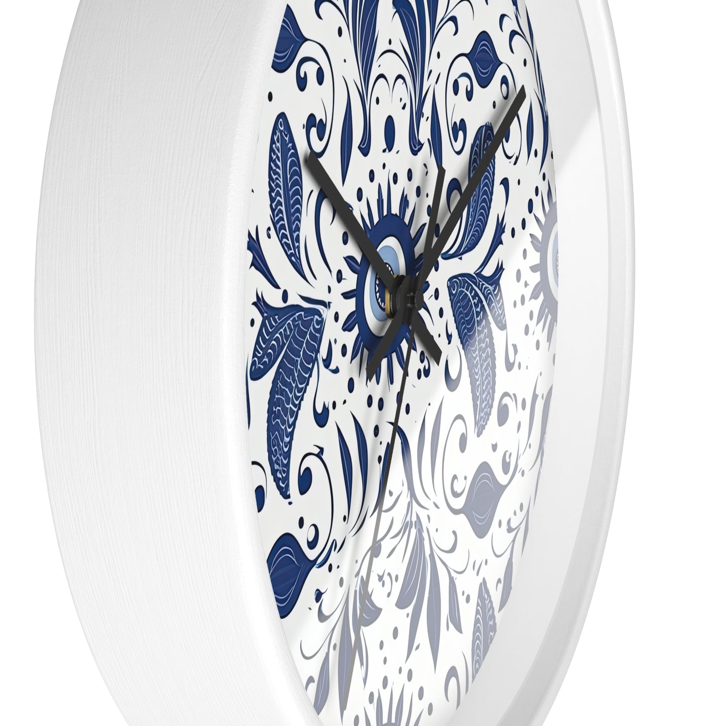 Beholder. Artful Evil Eye Wall Clock – Timekeeping with Protective Meaning