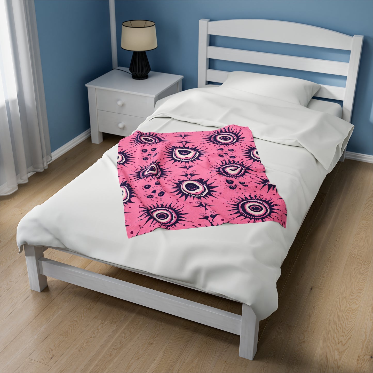 Sinuous Specter. Velveteen Plush Blanket.